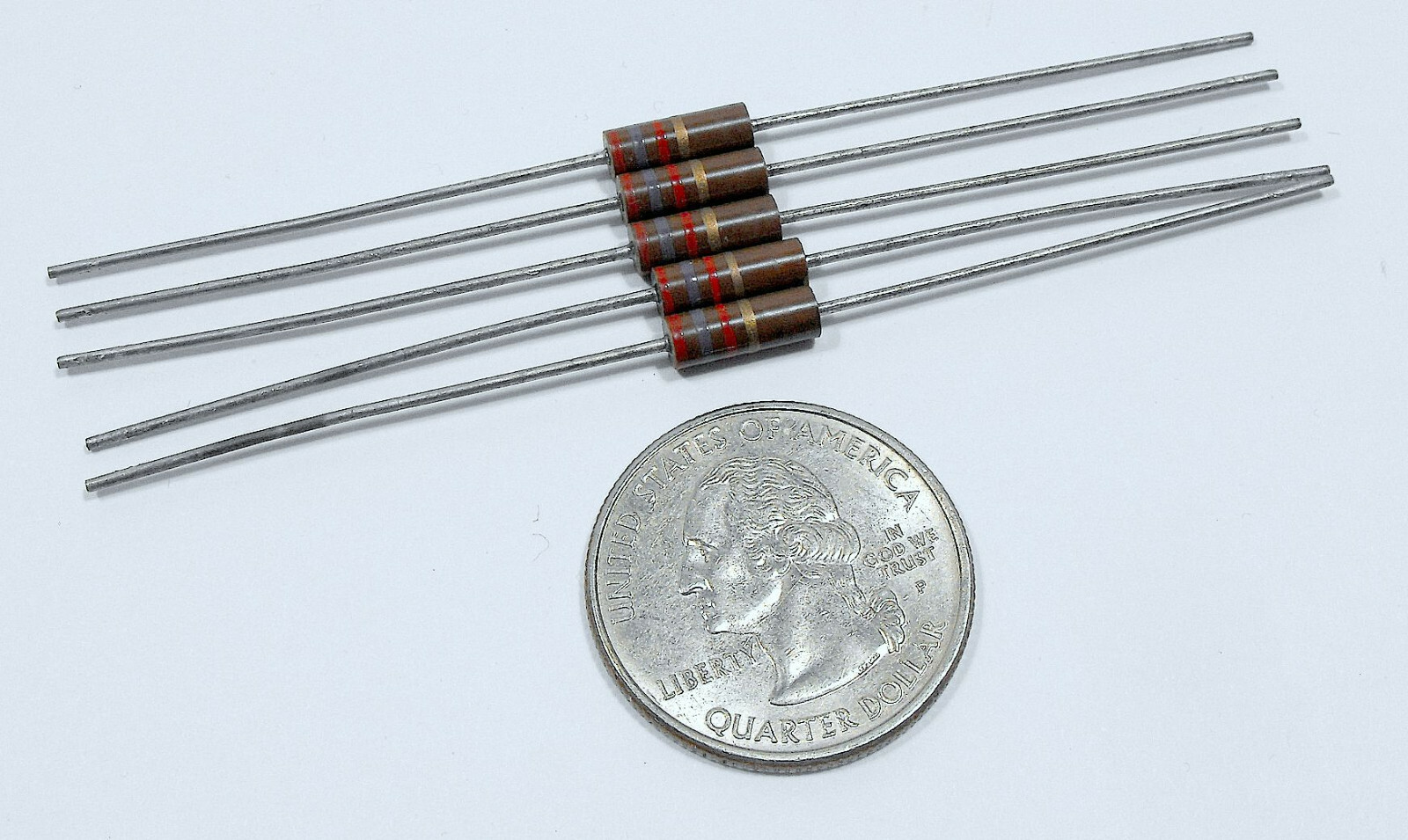 2.7K 2700 OHM 1/2 WATT 99 CENTS QTY-2 ALLEN BRADLEY 5% TUBE AMP CARBON RESISTORS