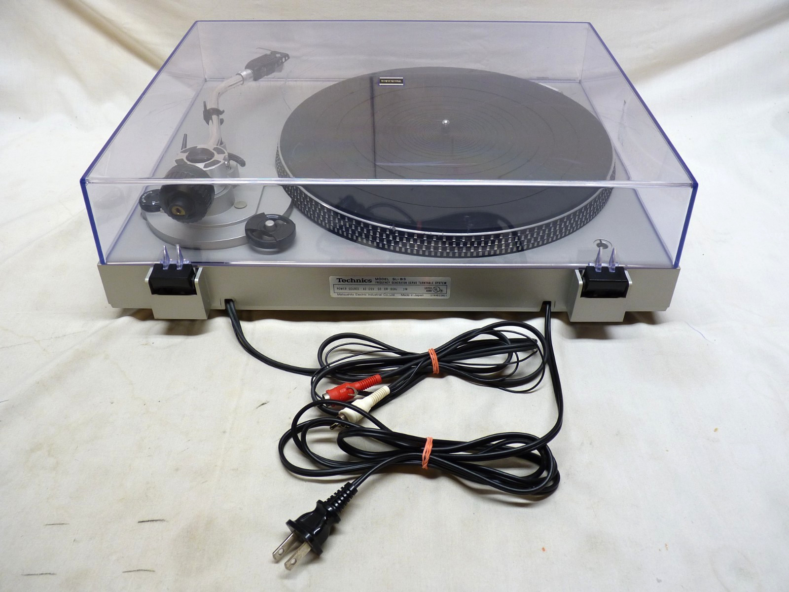 TECHNICS Vintage Belt Drive Auto Turntable SL-B3 Serviced *SEE VIDEO* Japan NICE