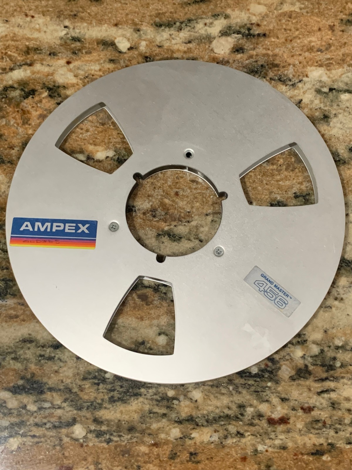 AMPEX 456 GRAND MASTER METAL TAKE UP REEL 10.5″