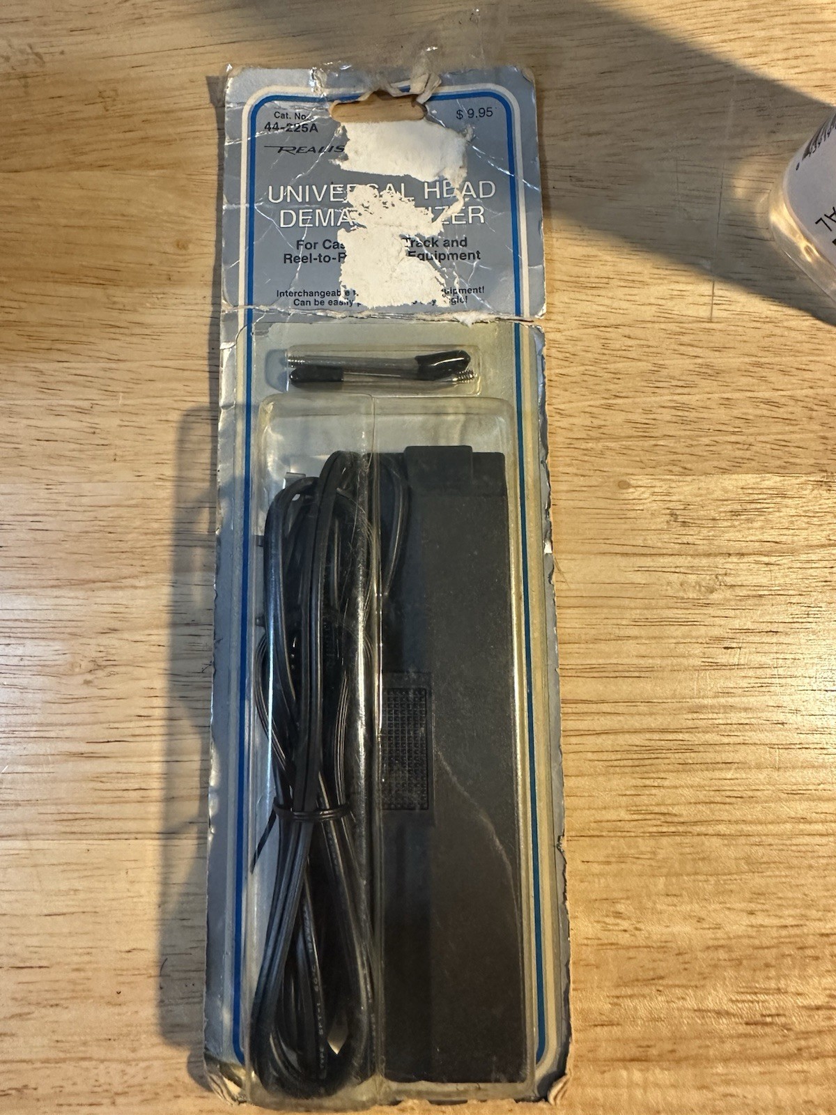 Realistic universal head demagnetizer. Radio Shack Box Not In Good Shape