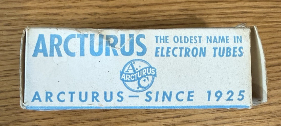 Vintage Arcturus Electronic Electron/ Vacuum Tube – 6SA7