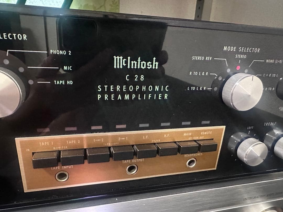 McIntosh C28 Stereo Preamplifier Tested Excellent Working Condition from japan