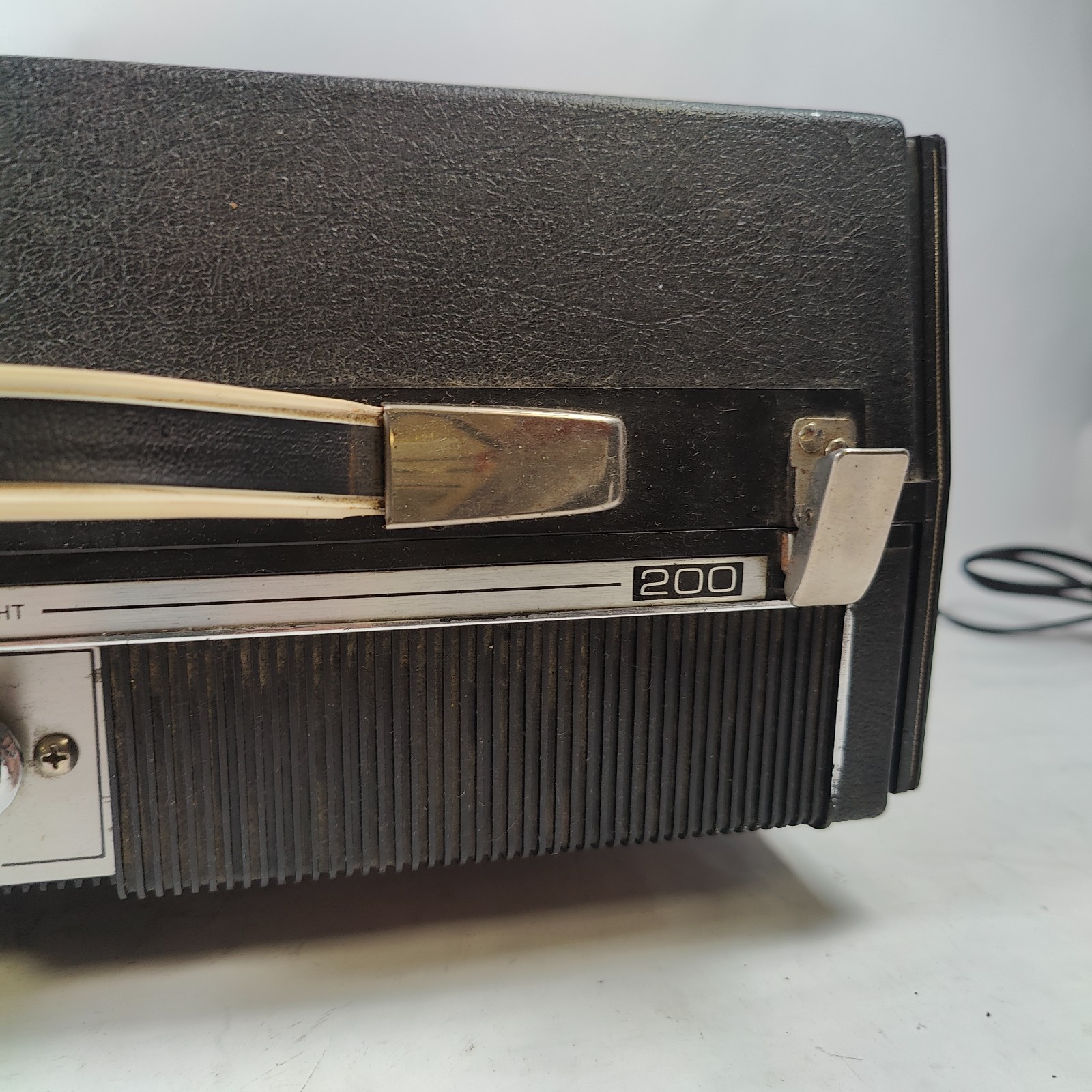 Vintage General Electric Model 200 “Mustang” Portable Record Player For Parts