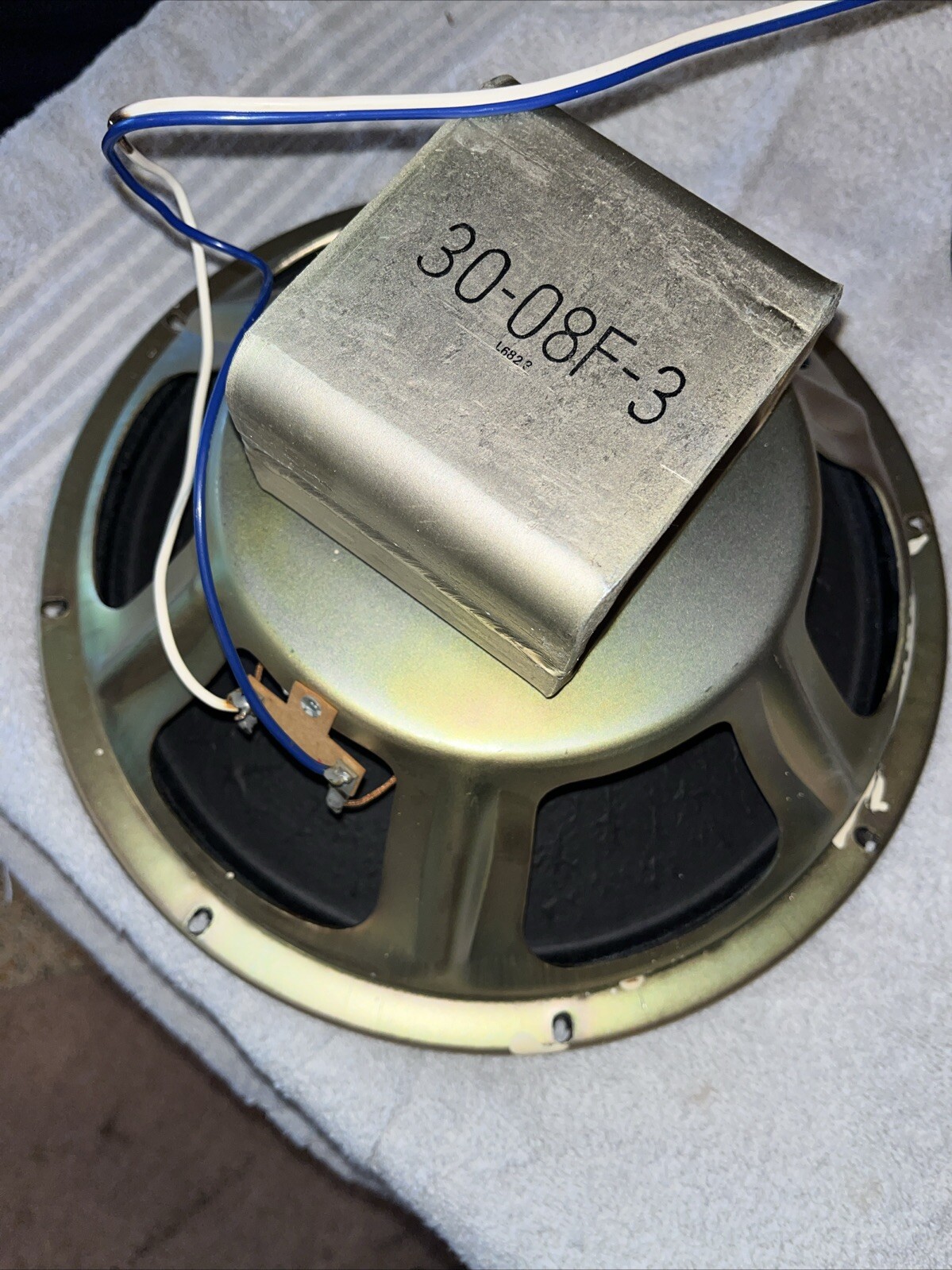 Single Vintage Pioneer CS-77 Woofer 30-08F-3 Parts Replacement Speaker