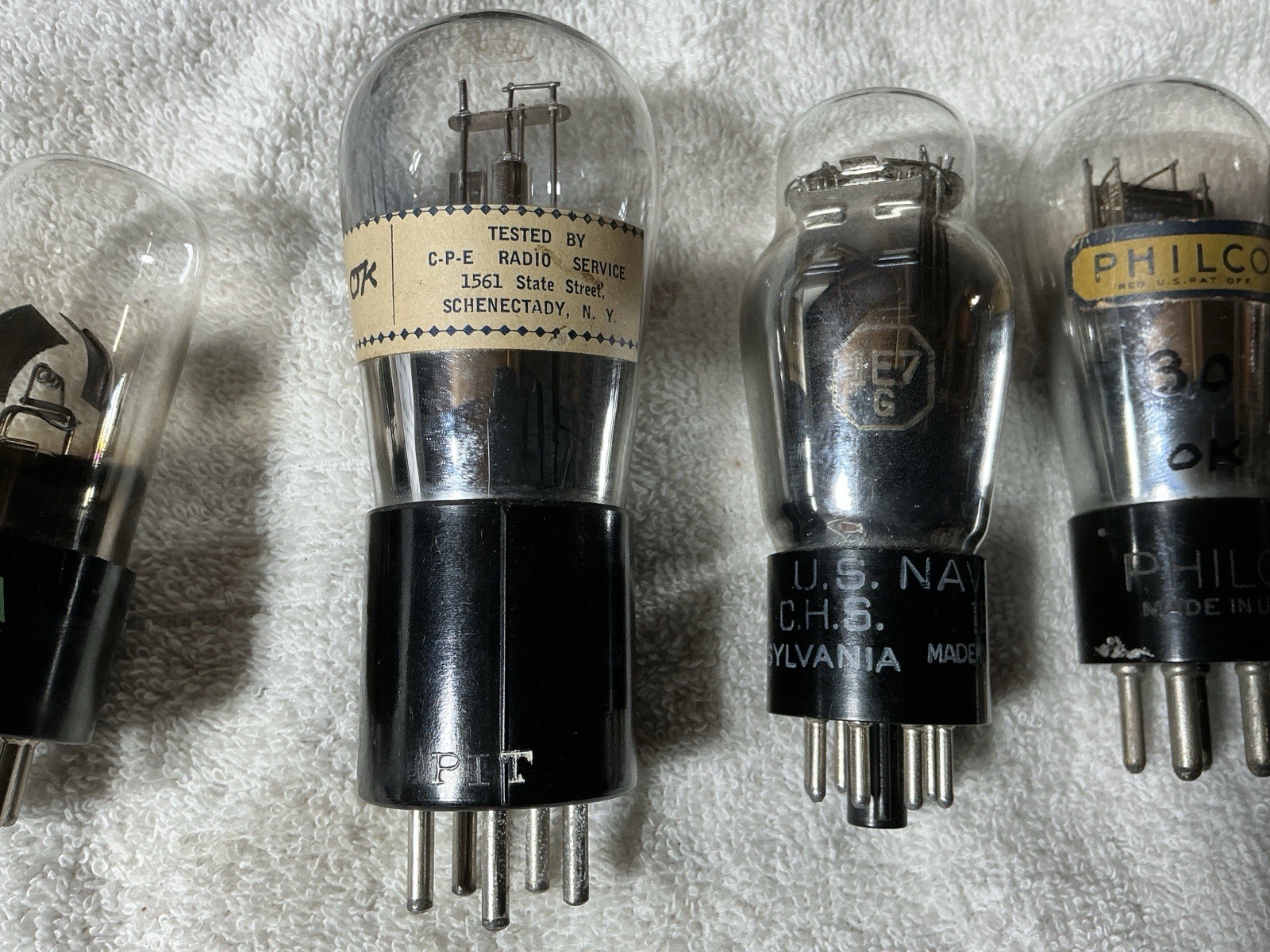 16 Rare Globes & ST Vacuum Tubes Type 17 30 1237 VT-109 5743 C-484 FP-400 PJ-11