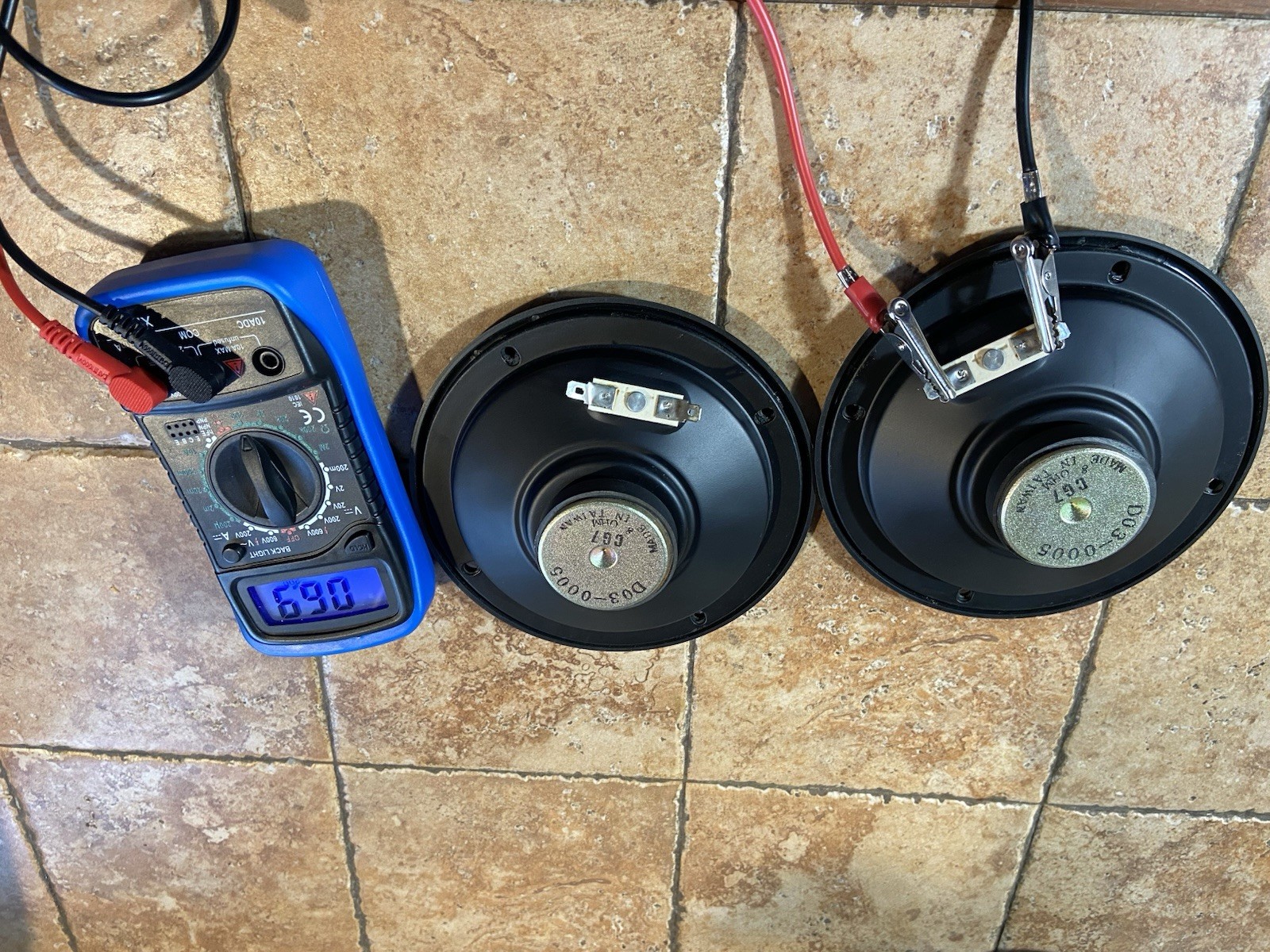Working Pair of Jensen JHS 1543 Midrange Speaker Drivers Made In USA