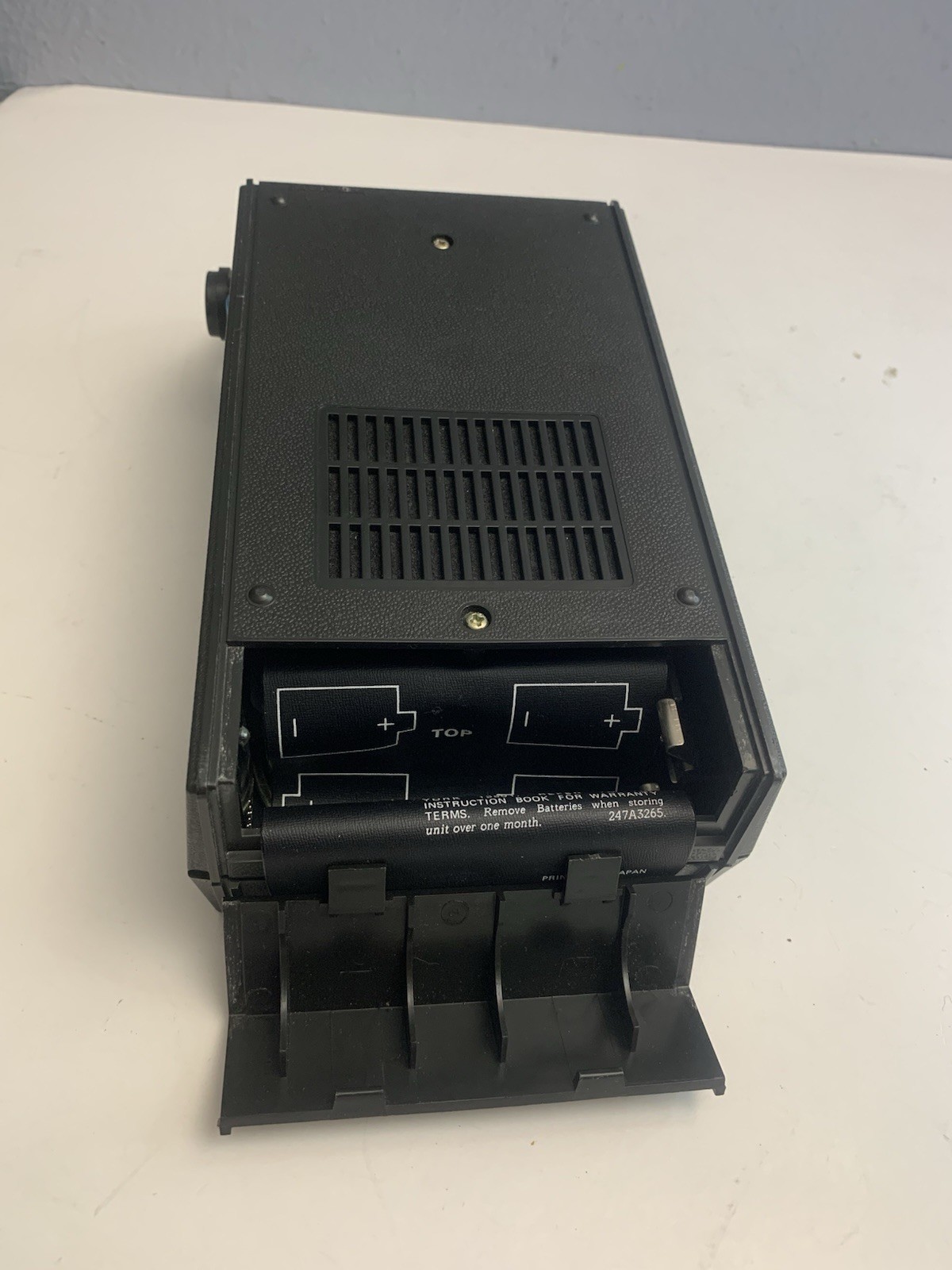 General Electric Model M8400F Portable Cassette Tape Recorder Works Vintage