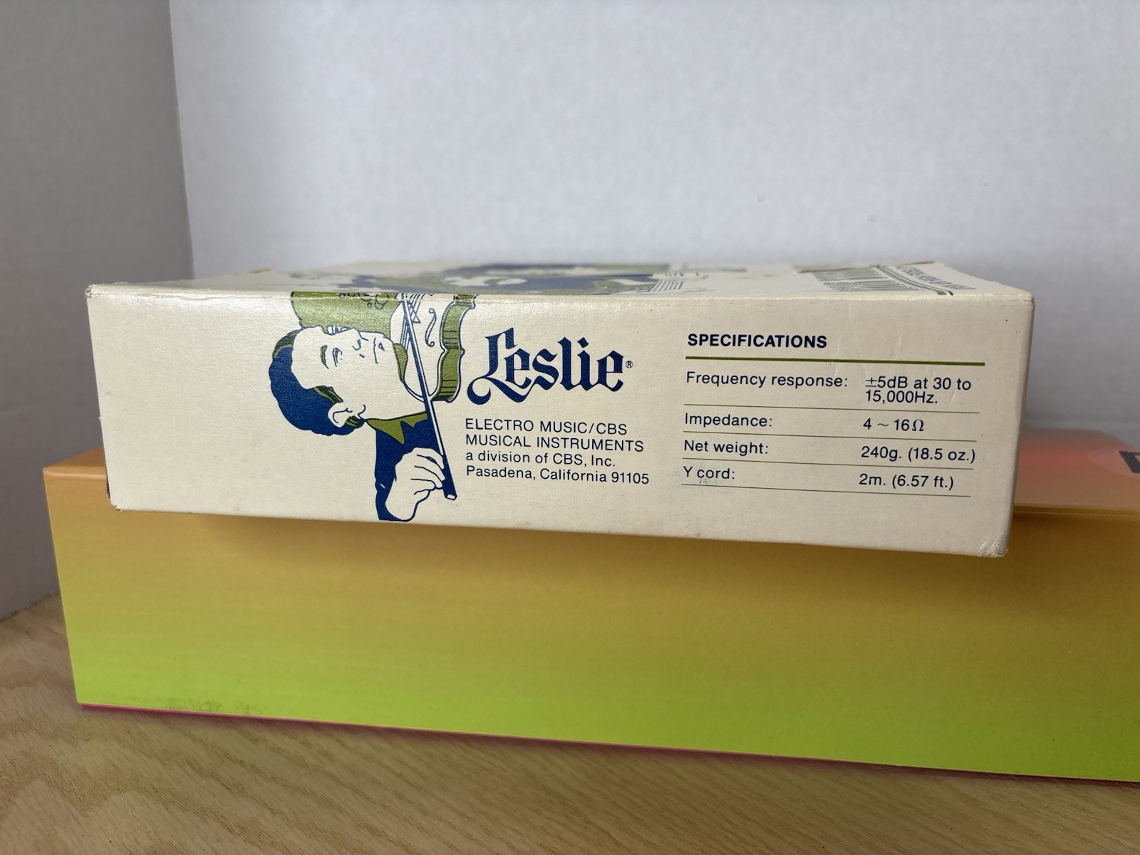 Leslie Stereophones W2 Open Air High Fidelity Headphones Open Box VTG Japan USED