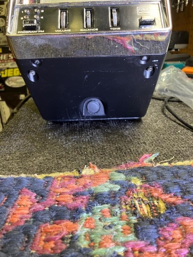 8 TRACK CRAIG PLAYER WITH FM FLOOR MOUNT NICE SERVICED VIDEO
