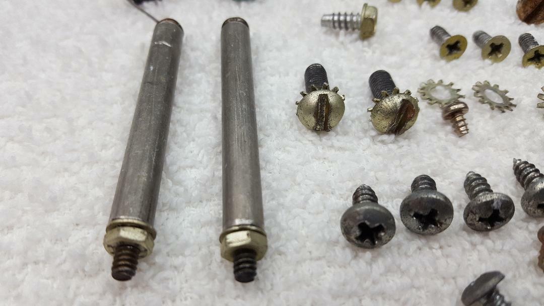 JBL SA600, SA-600, VINTAGE AMPLIFIER SCREWS, BOLTS, WASHERS, & ASSORTED HARDWARE