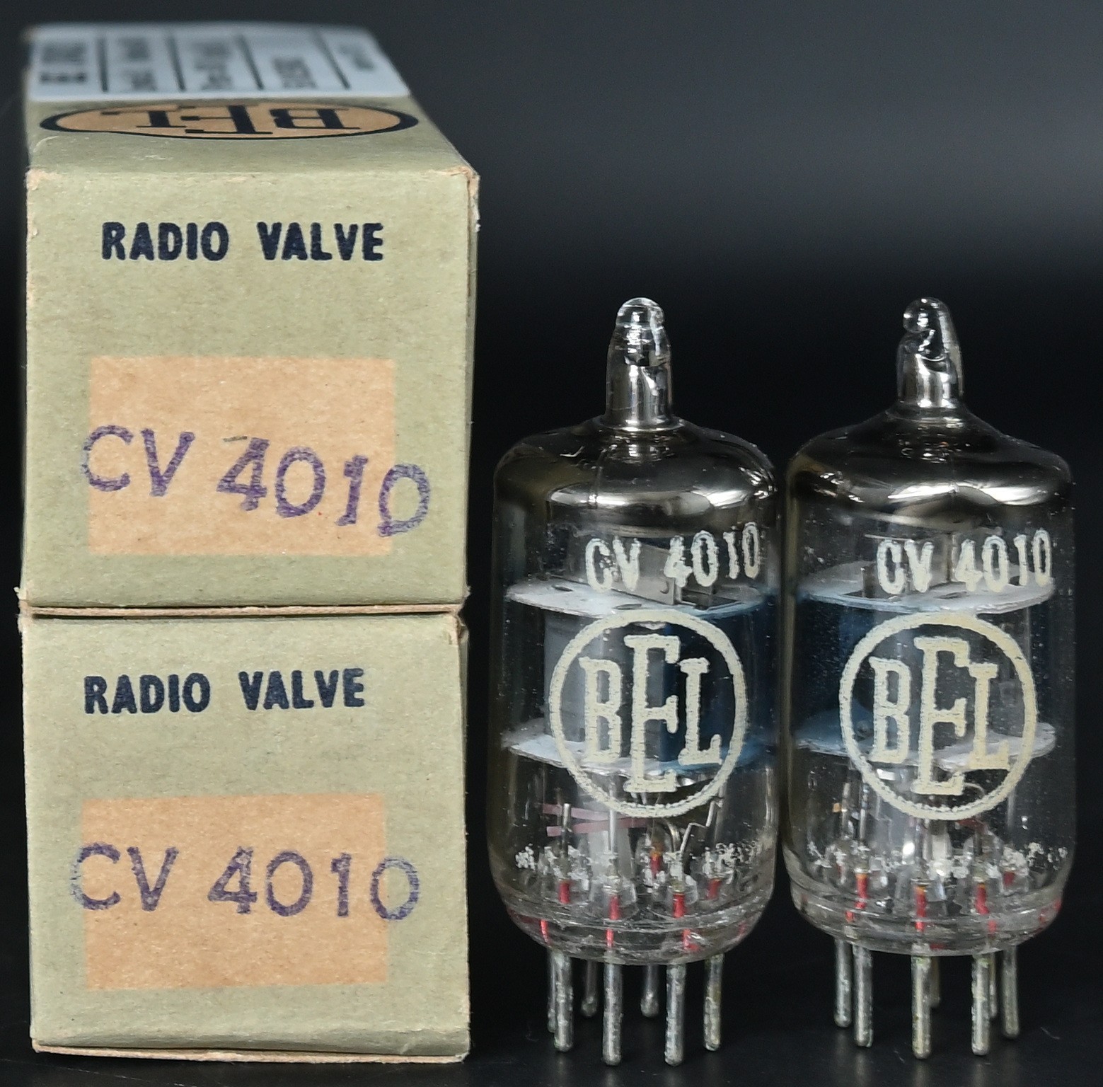 BEL 6AK5W CV4010 M8100 EF95 5654 Made in India Amplitrex Tested Qty 2 Pcs