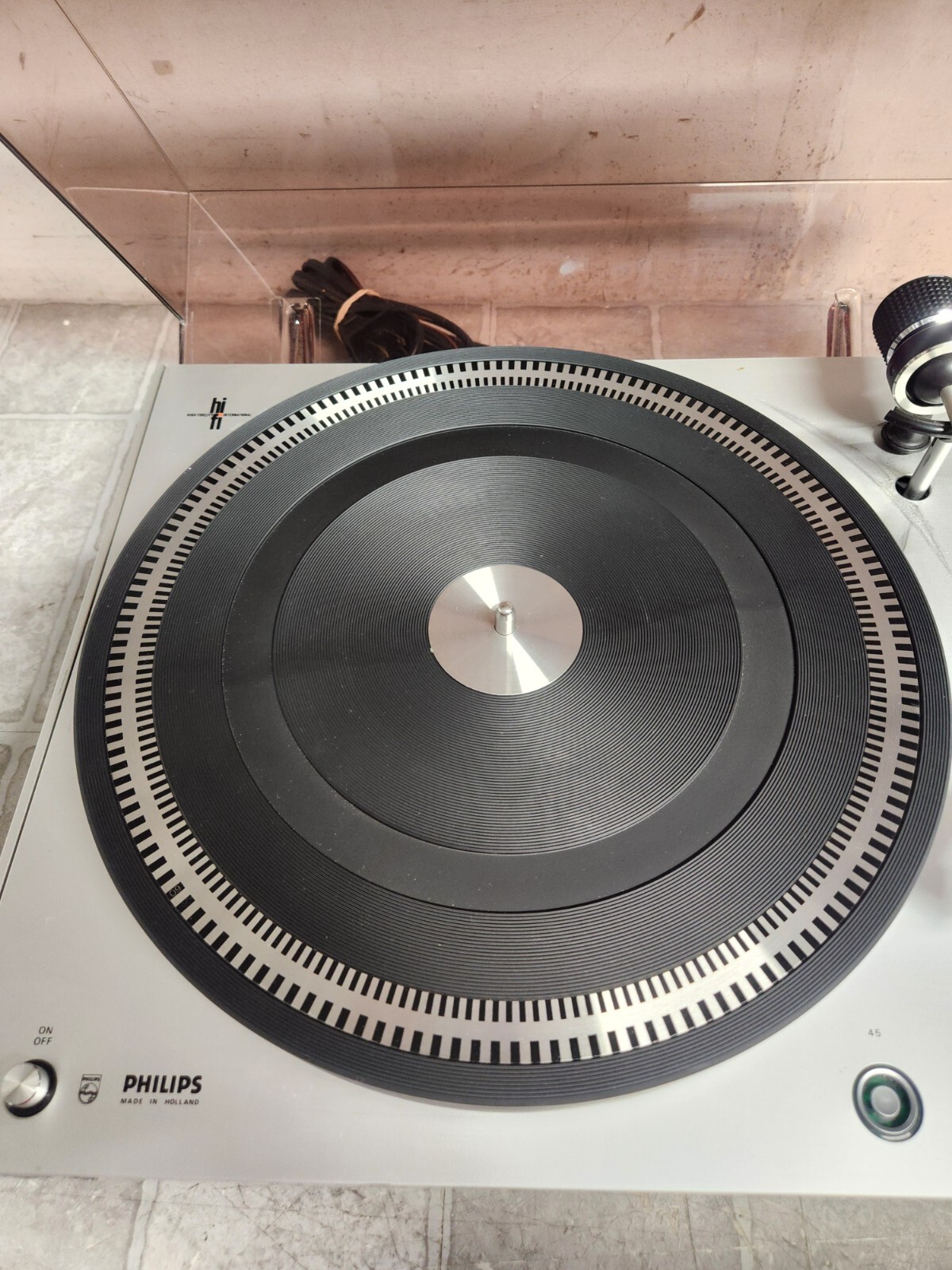 Philips Electronic 312 DC Servo Belt Drive Turntable PARTS/REPAIR