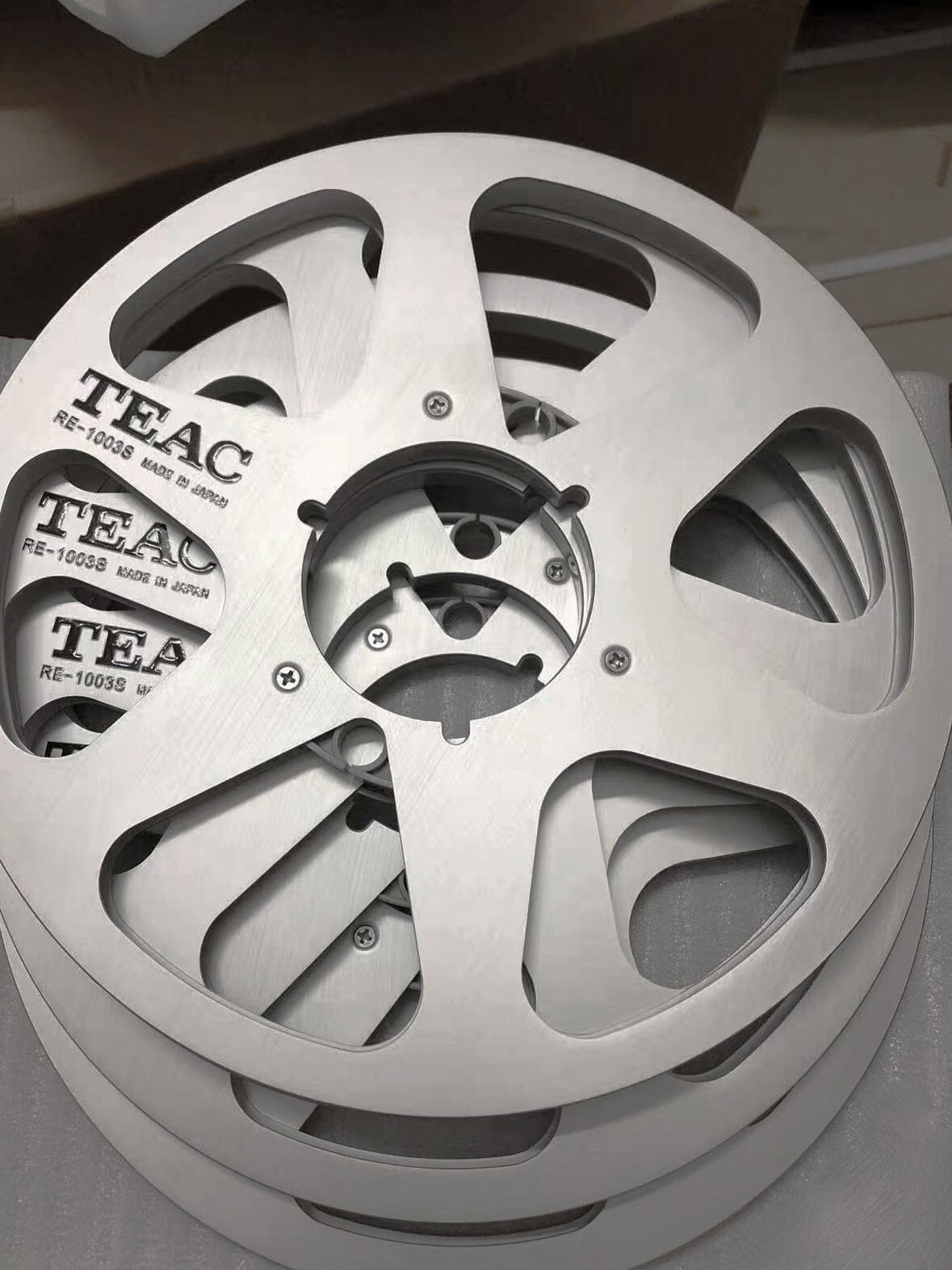 Vintage TEAC RE-1003 S (silvery) 10.5″ x 1/4″ Blank Empty original Reel