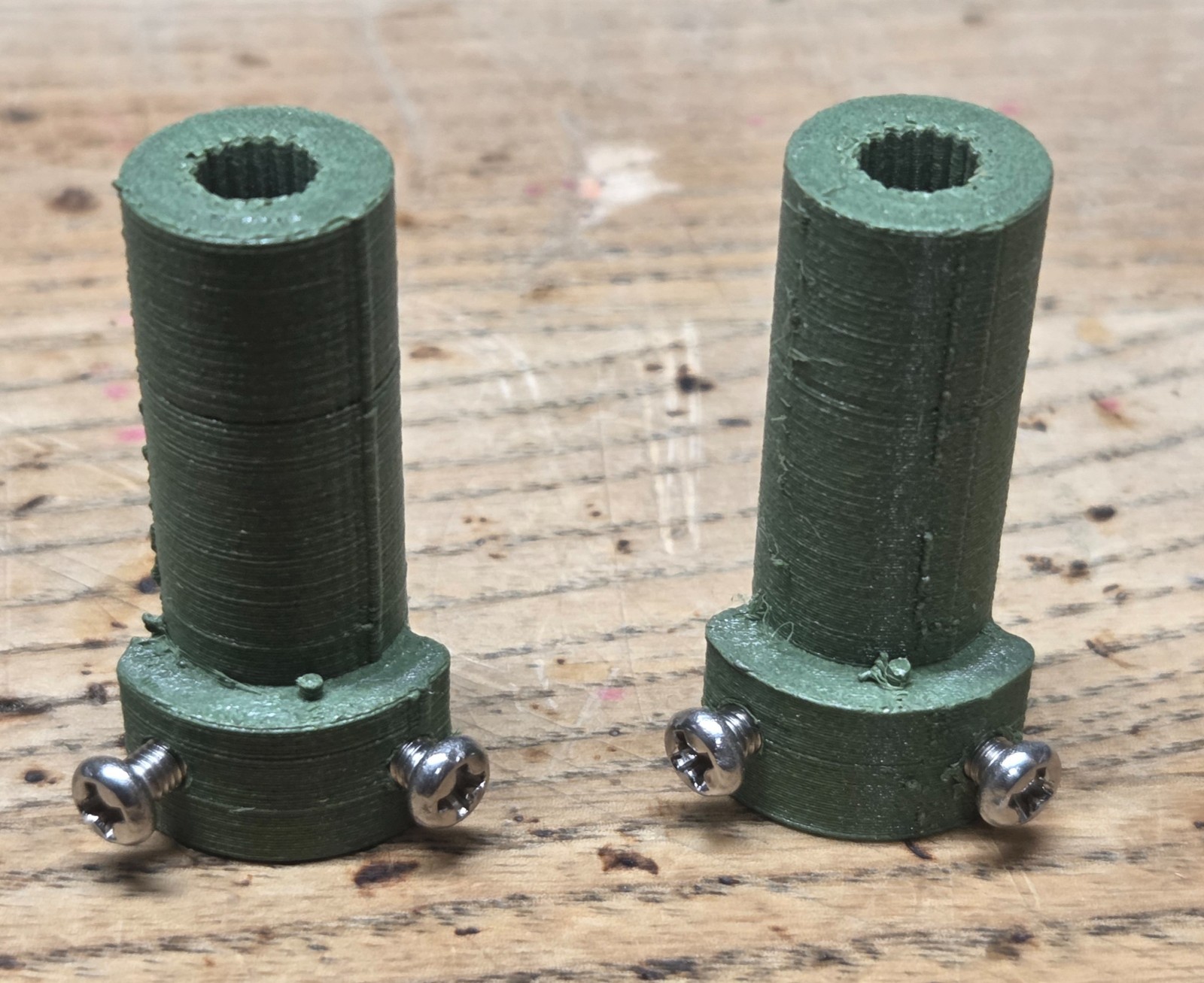 QTY 2 Kenwood Control Shaft Couplers D22-0031-04 KA-701, 6100, 7100, & more