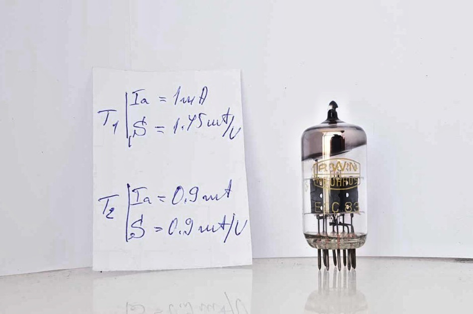 1 x TESTED ECC83 RFT RWN Audio Tubes 12AX7 ECC803S Double Triode