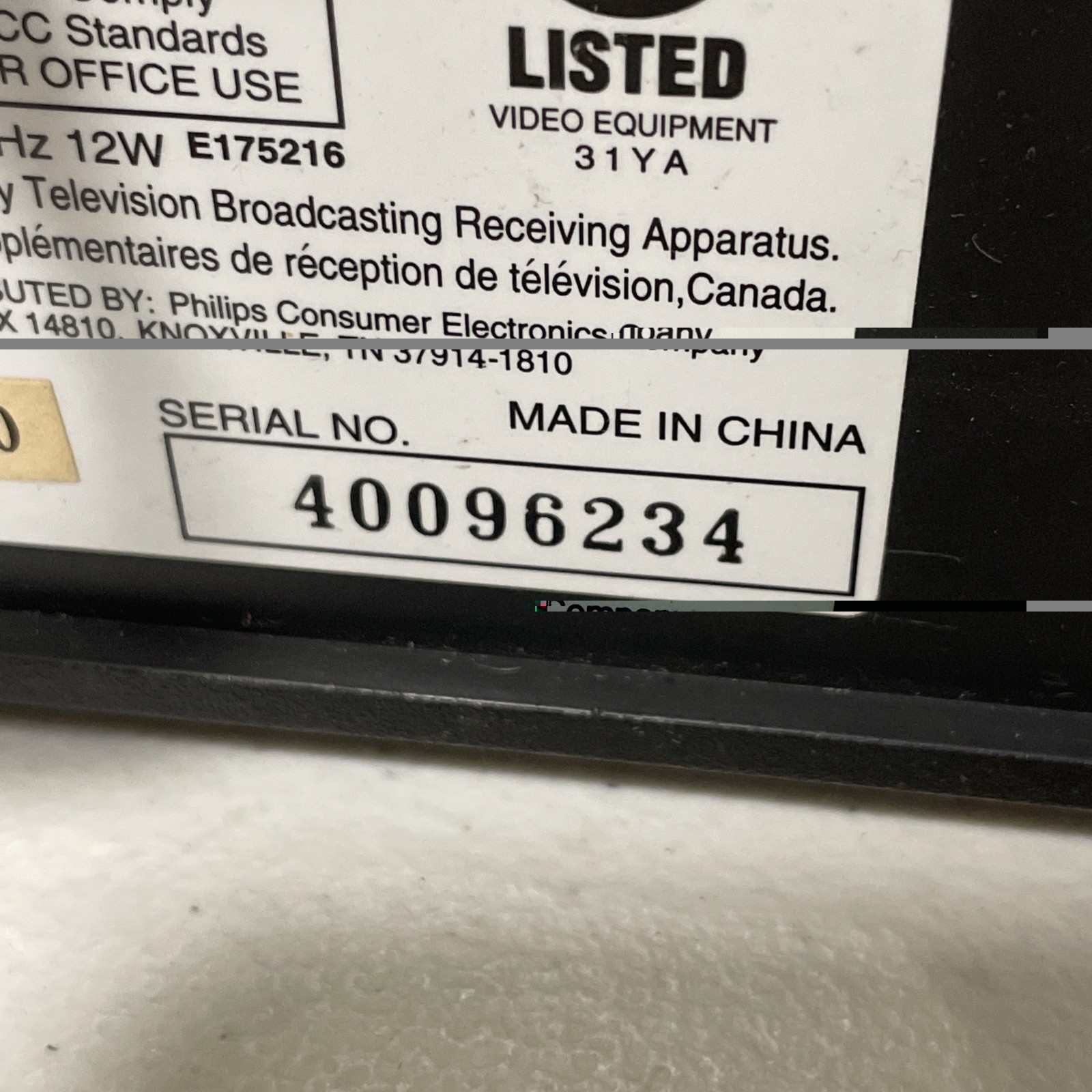 SEE⭐️VIDEO Philips Magnavox VCR VHS/HQ Tape Recorder VR201BMG21 Tested/Works