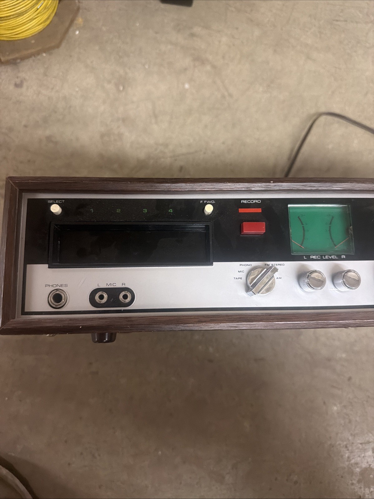 Sears 8 Track Player Recorder Model 400.91610300 Not Working/For Parts