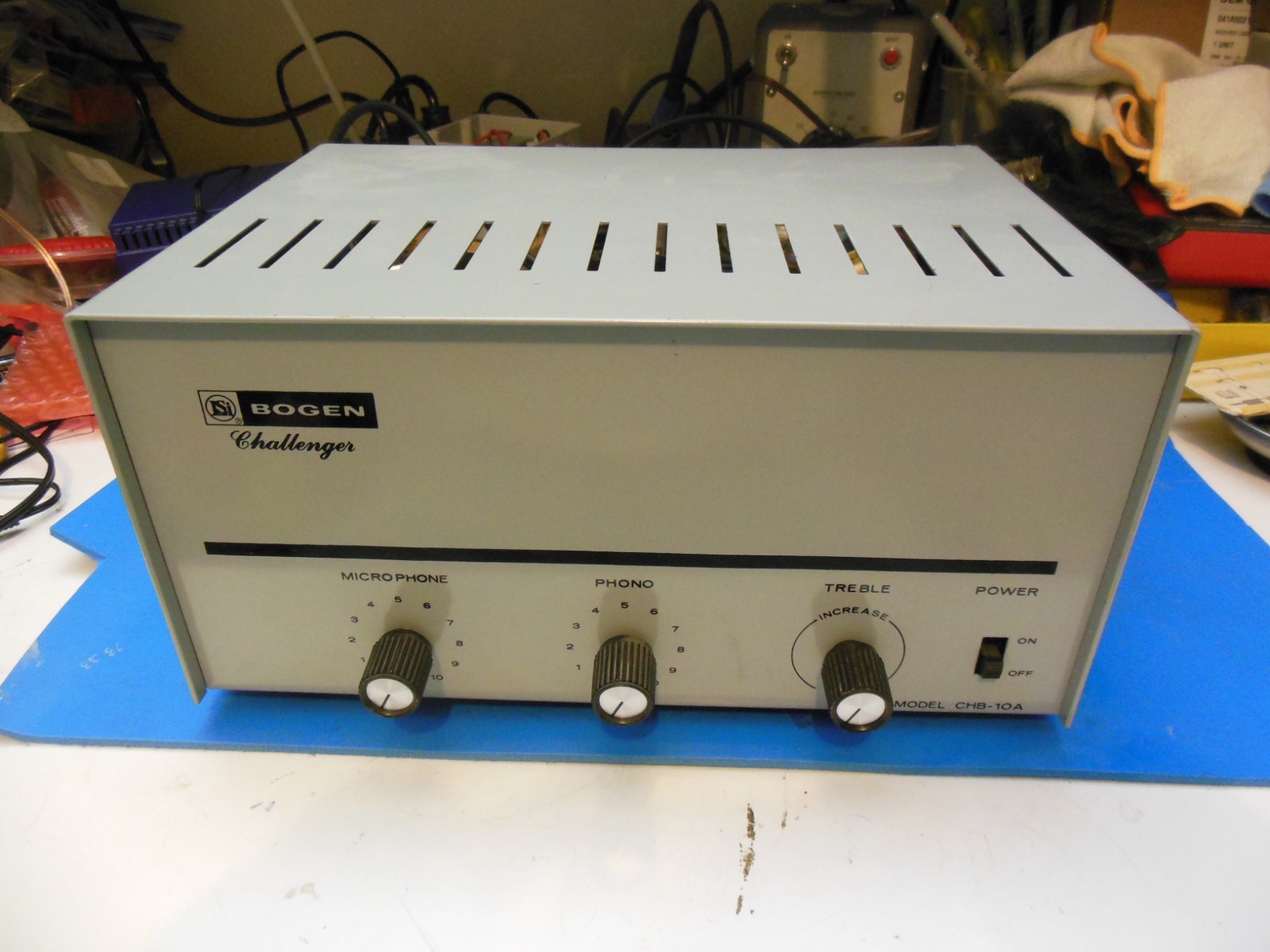 Vintage Bogen Challenger CHB-10A Tube Amp Works