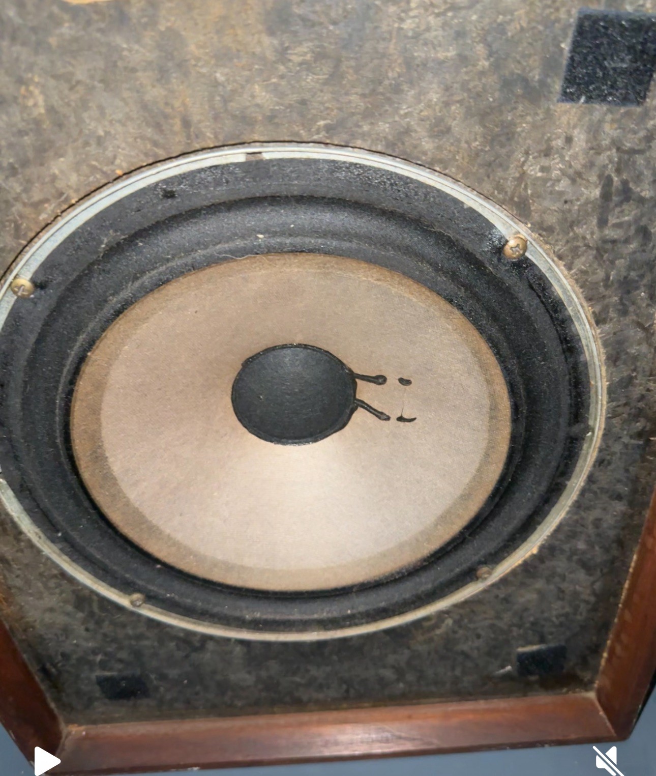 Ultra-Rare Vintage Harman Kardon HK-40 Stratophonic Speaker 10″ Woofer works