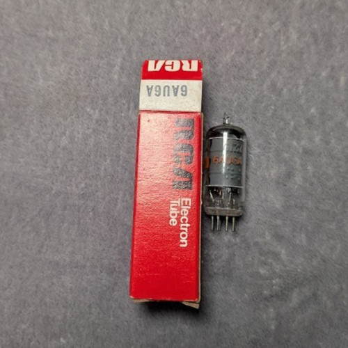 NOS RCA 6AU6A Electron Vacuum Tube W/ Original Box Rare Vintage M.I. USA