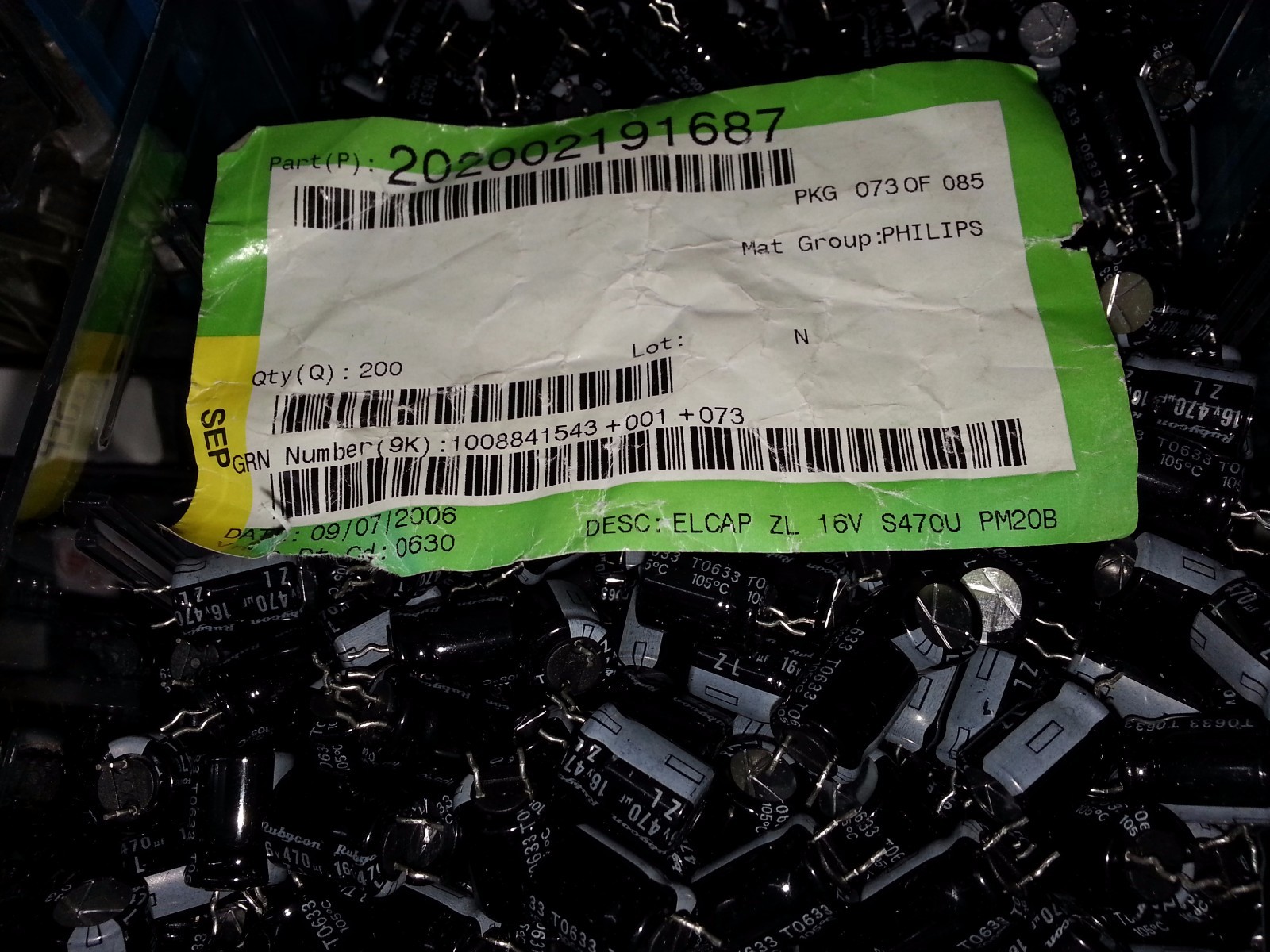 40x NEW RUBYCON ZL 470UF 16V Low ESR CAPS FOR AUDIO GREAT!