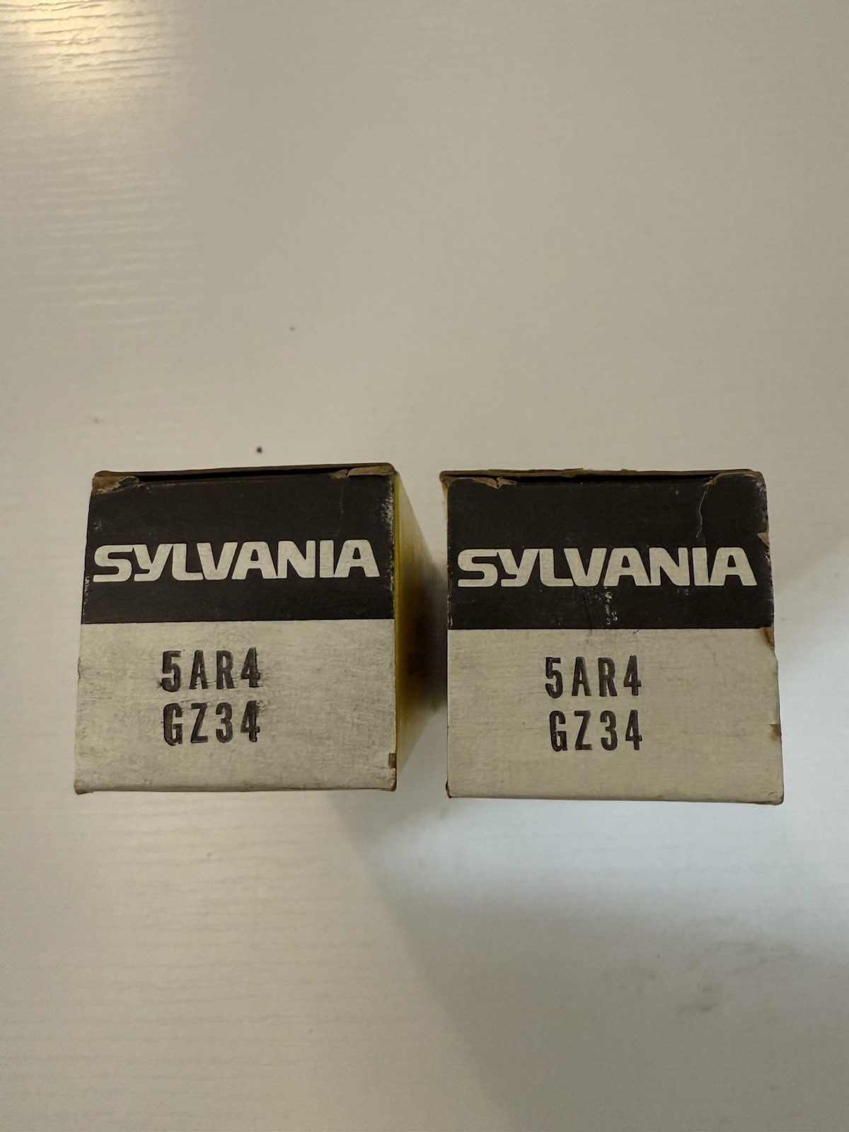 GZ34/5AR4 Sylvania Matched Pair Made in USA