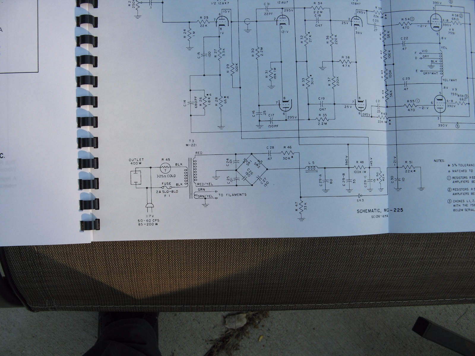 *USA* ULTIMATE MCINTOSH MC225 OWNER’S / MAINTENANCE MANUAL
