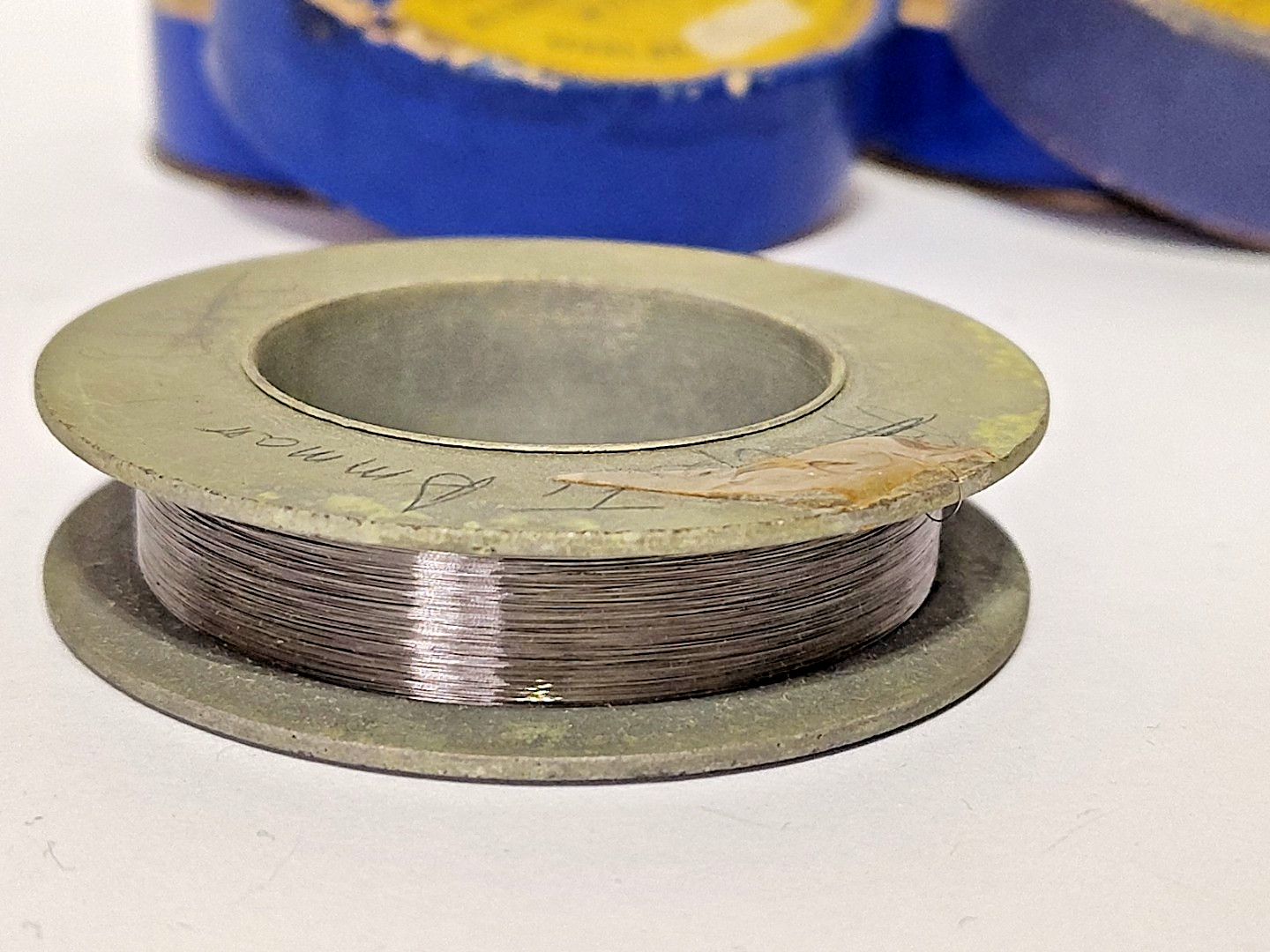 Pair of Vintage SILVERTONE Recording Wire Spool Sears Roebuck Original No. 6757
