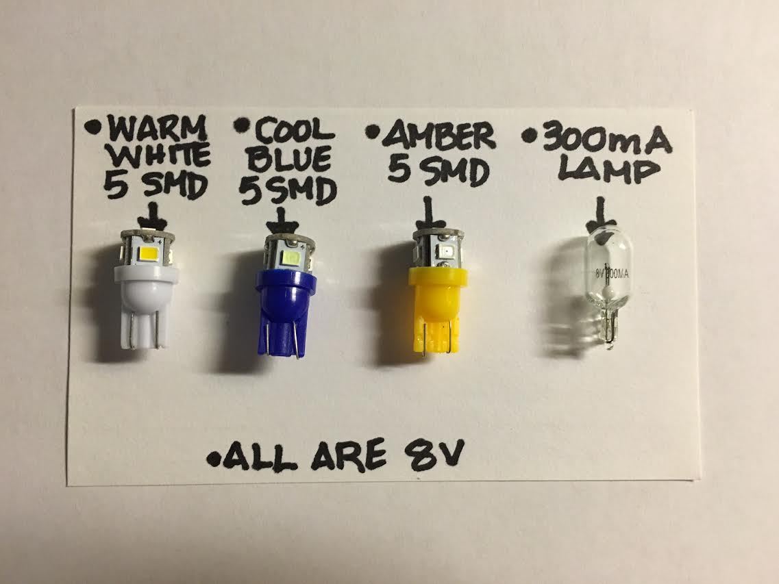 LED 8v LAMP KITS -SX450/SX-550 -RECEIVER SX650 (WARM WHITE)DIAL METER / Pioneer