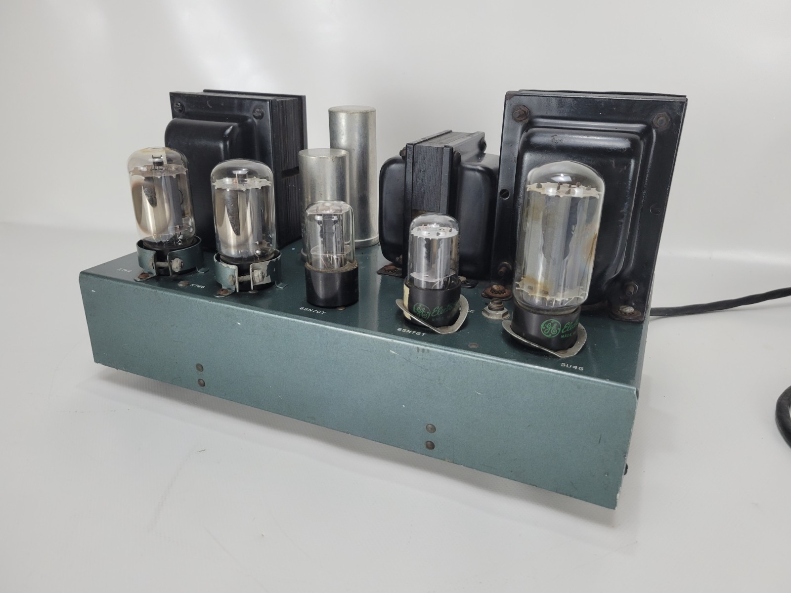 VINTAGE CROSLEY KT66 PUSH PULL MONOBLOCK TUBE AMPLIFIER WILLIAMSON STYLE TESTED
