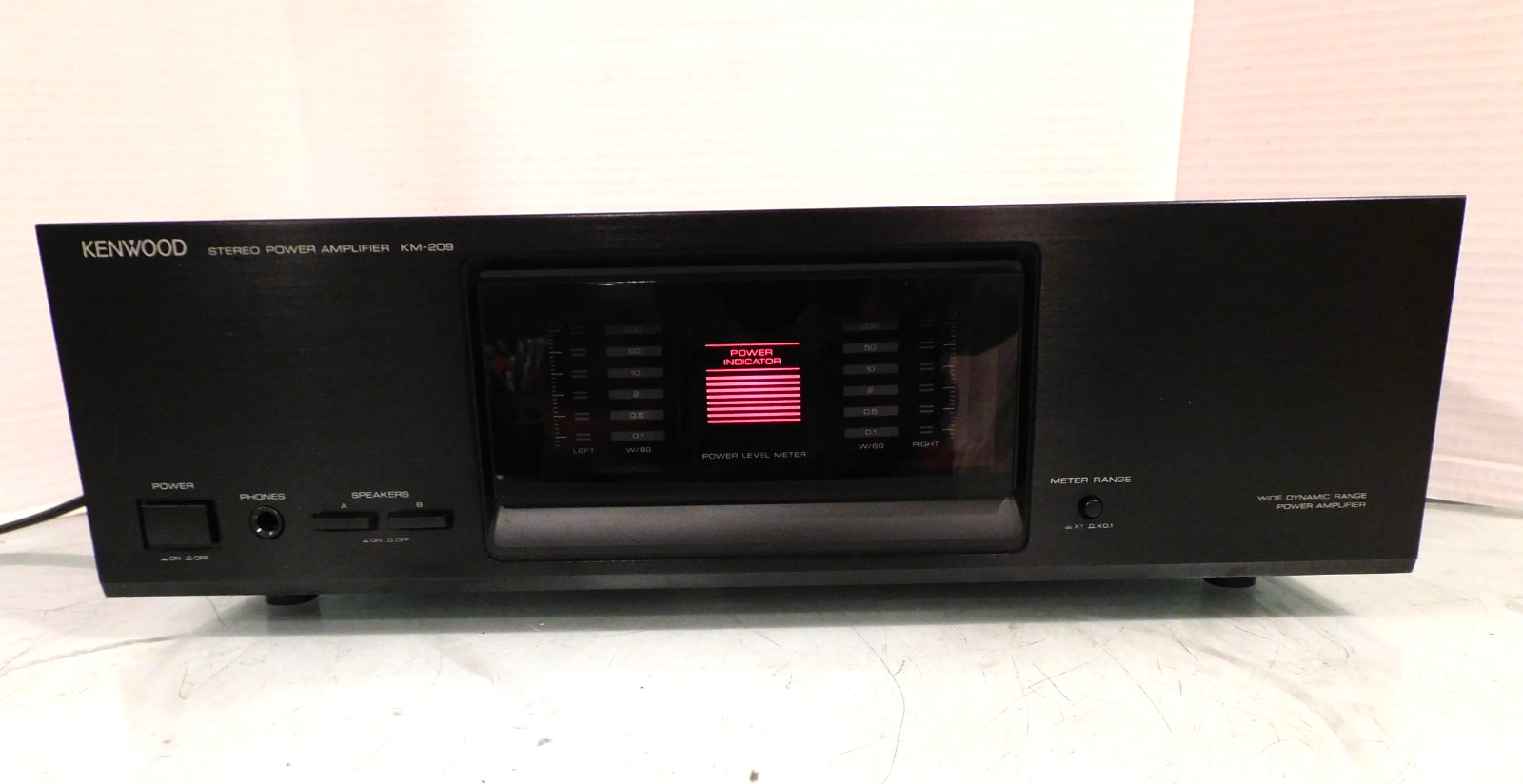 Kenwood KM-209 Stereo Power Amplifier Excellent Condition