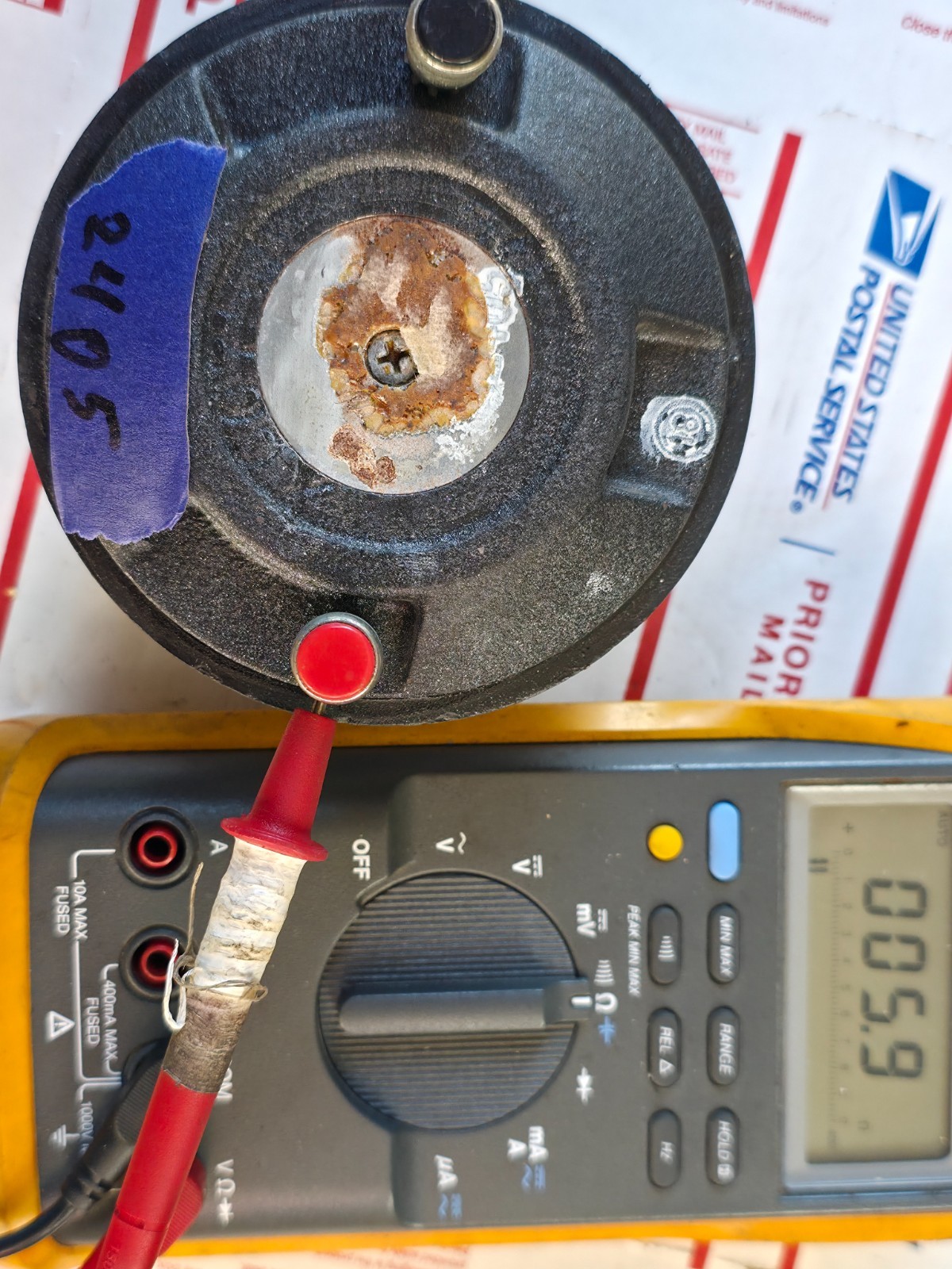 JBL 2405H driver with bullet tweeter 8ohm