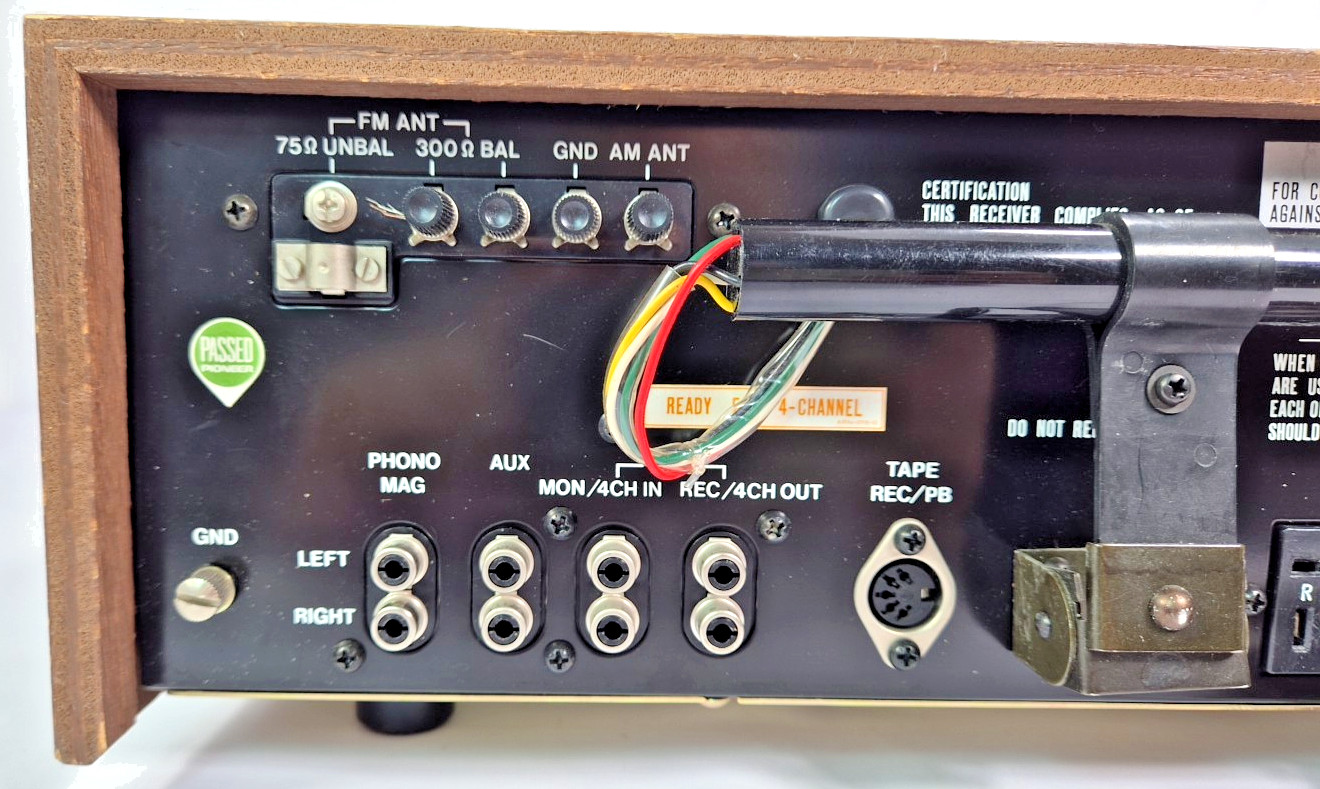 PIONEER SX-424 Stereo Receiver CLEAN & GOOD WORKING / Silver Face 70’S HI-FI