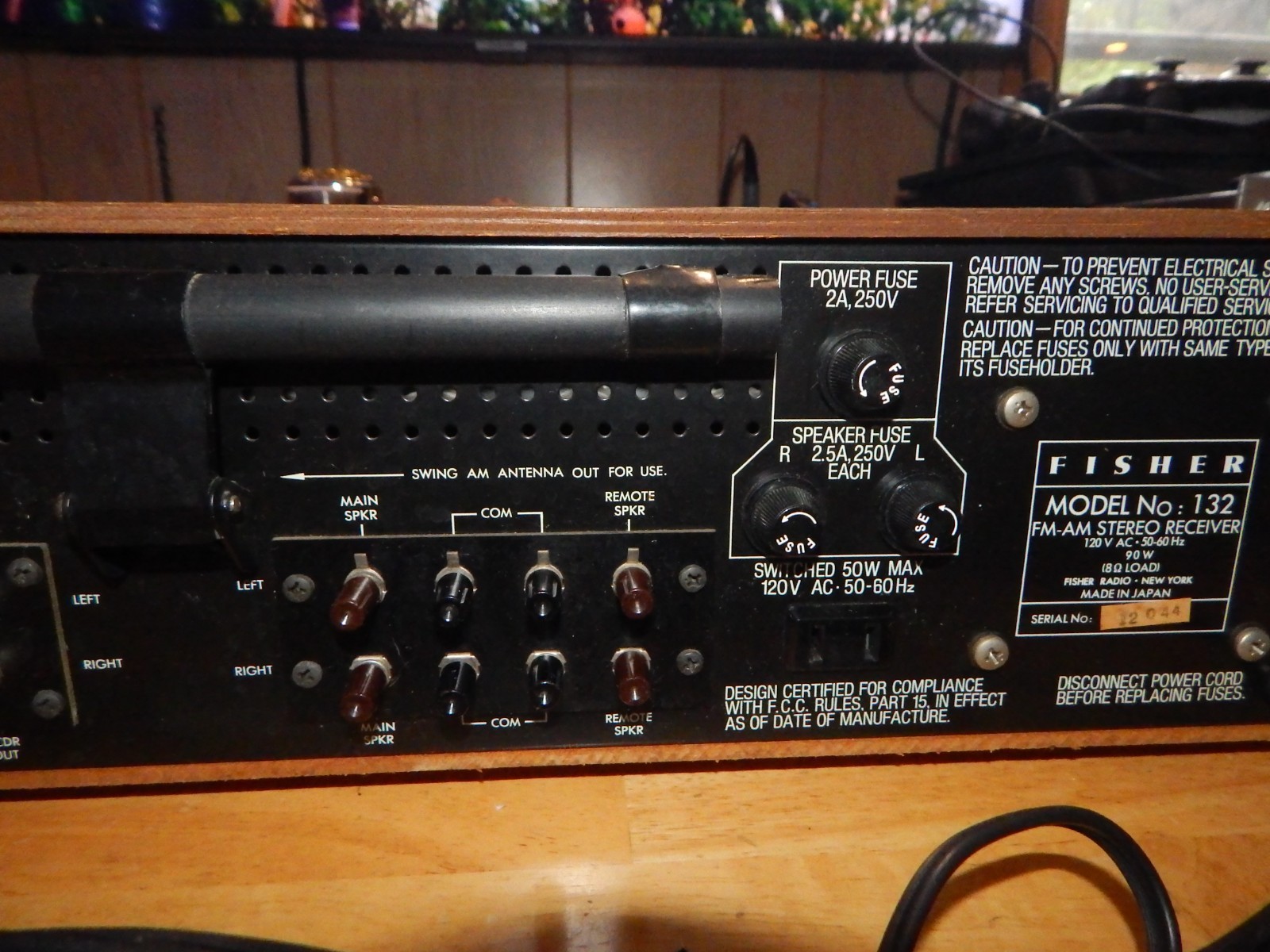 Fisher Model 132 Stereo Receiver