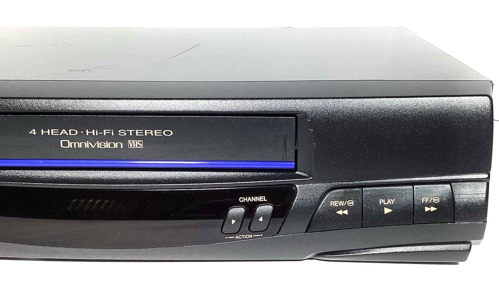 Panasonic Blue Line Omnivision PV-9450 4-Head Hi-Fi VCR No Remote Tested & Works