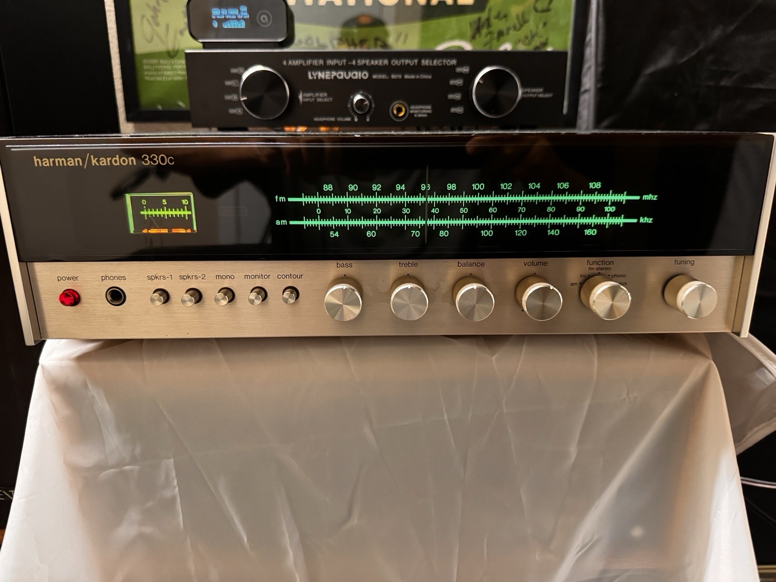 harman/kardon 330c Vintage Stereo Receiver AM/FM FM Stereo Phono AUX