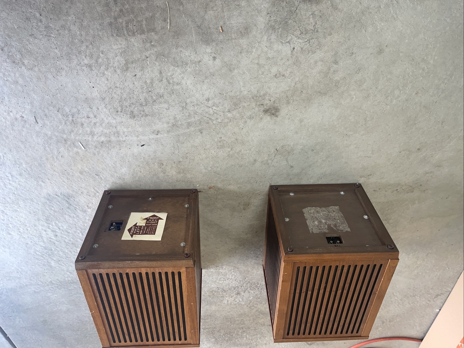 Vintage 1969 Realistic Optimus 4 Omni-Directional Speakers Rare