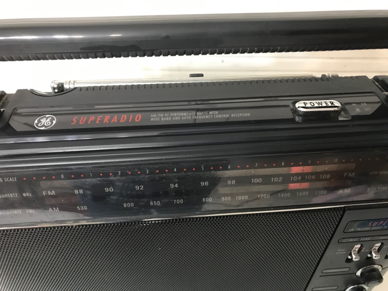 GE Superadio Am/Fm Long Range Hi Performance Radio tested works