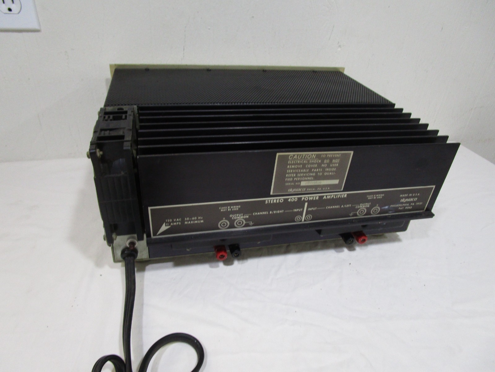Vintage Dynaco Stereo 400 Power Amplifier for Parts or Repair ———— Cool!