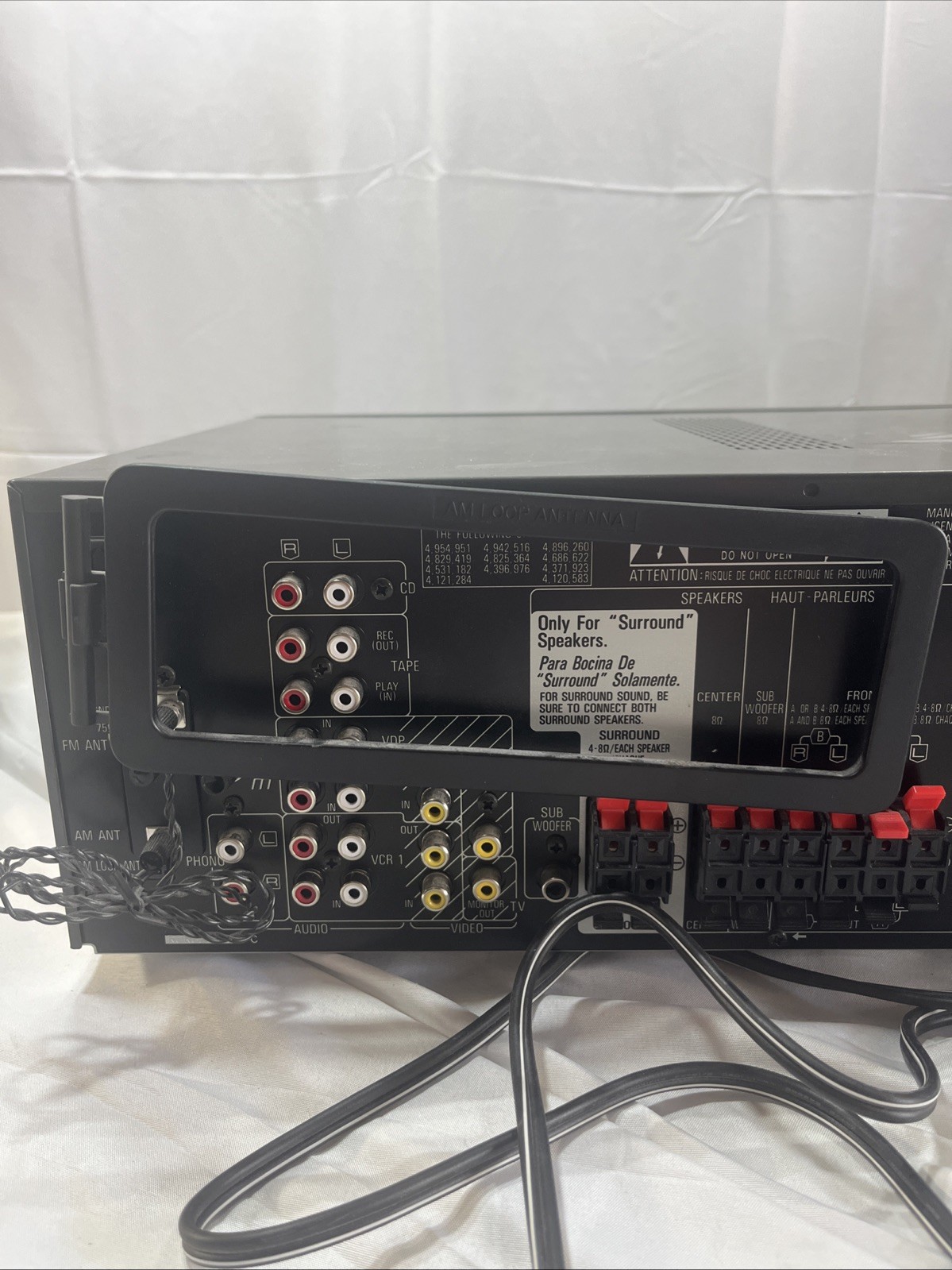 TECHNICS SA-EX600 Surround Sound Receiver With Remote And Power Cord. NICE!