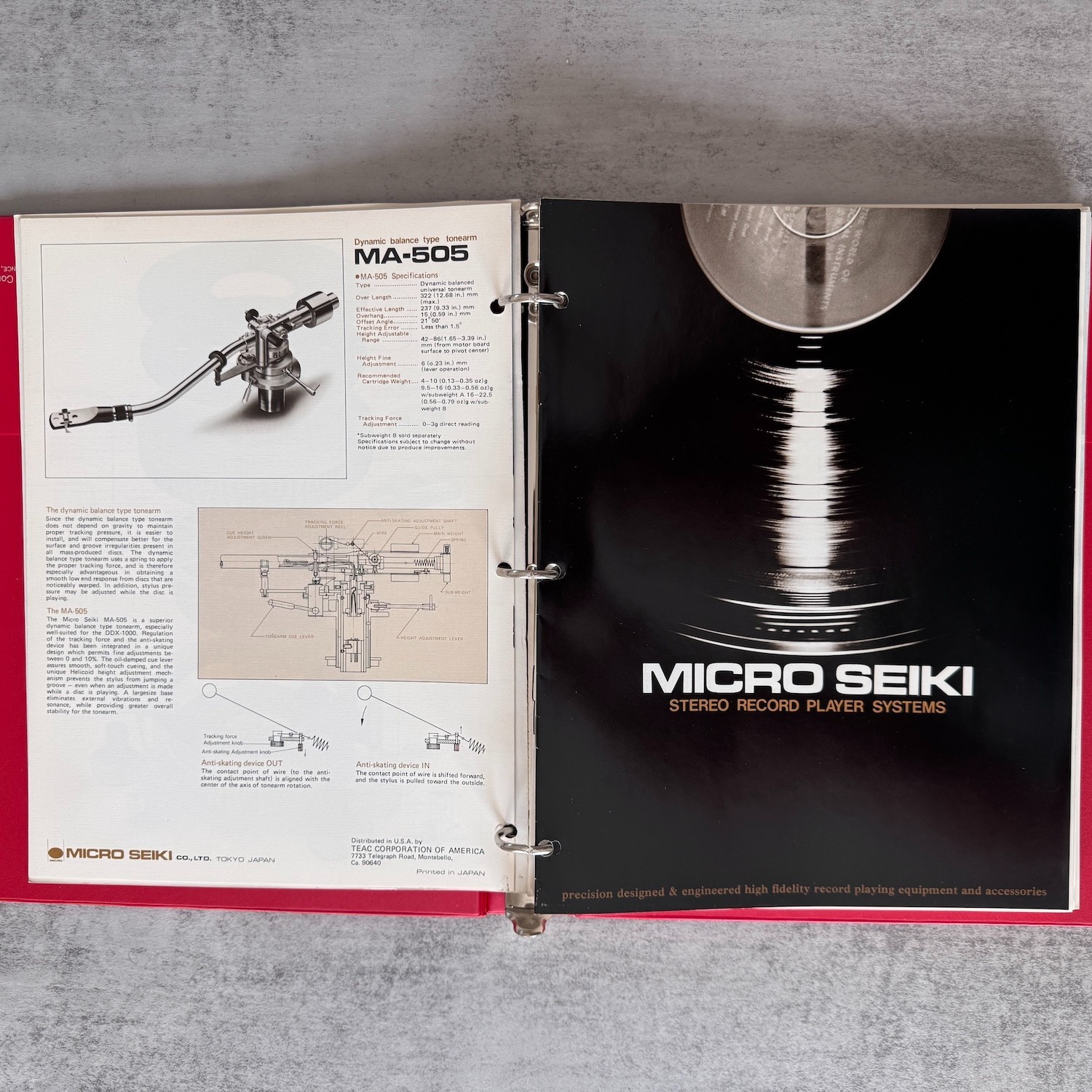 MICRO SEIKI DD-20/22/24/25/30/33/35/40, DDX, DQ, DQL, DQX, MB Service Manual Set