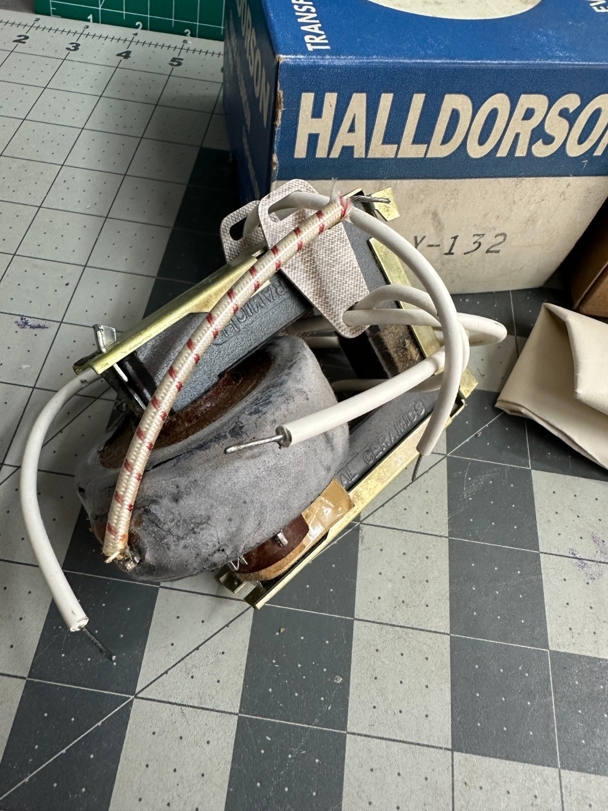 VINTAGE Halldorson Fly-132 Power Horizontal Output Transformer Zenith S-20099
