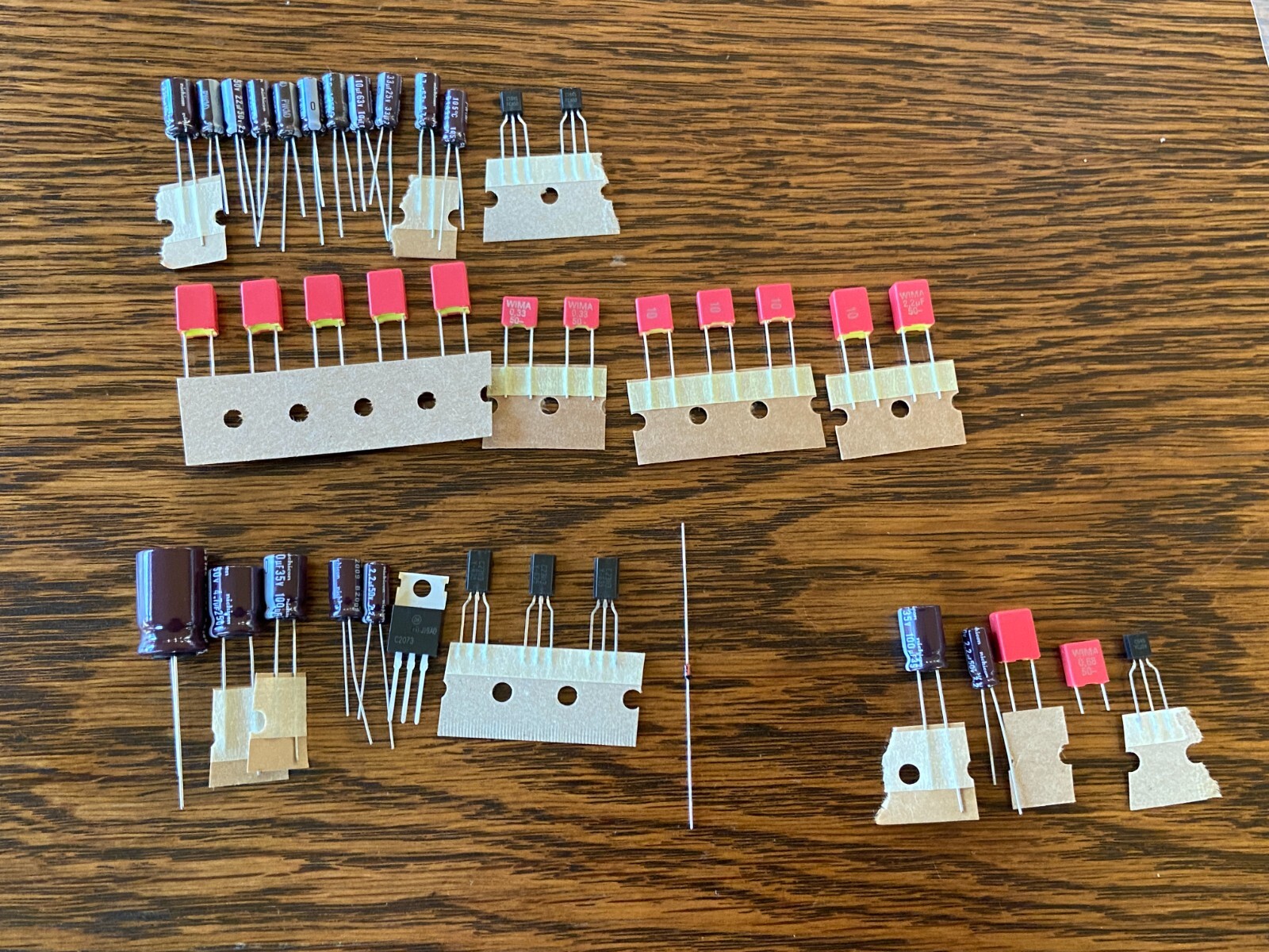 Pioneer PL-570 Speed Repair Kit Capacitors Turntable Recap Set (40 parts)