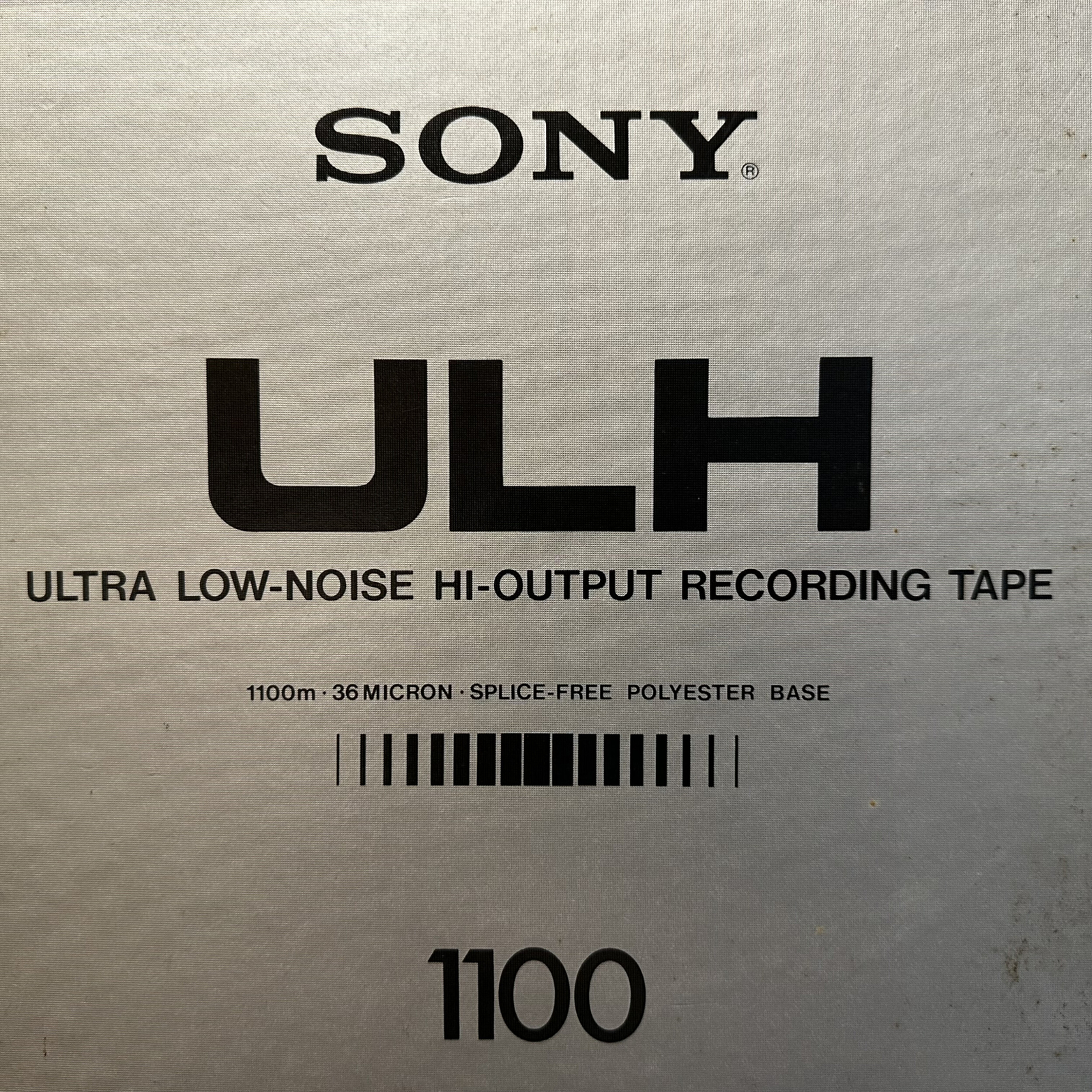Sony ULH-11-1100-BL Reel Recording Tape, LP, 10″ Metal Reel, 3600 ft