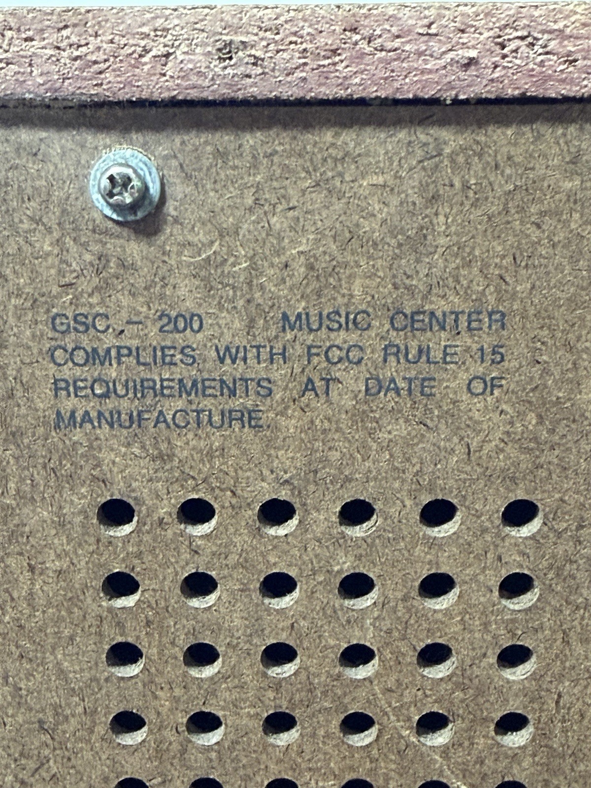 VTG GSC Stereo Model GSC- 200 no speakers