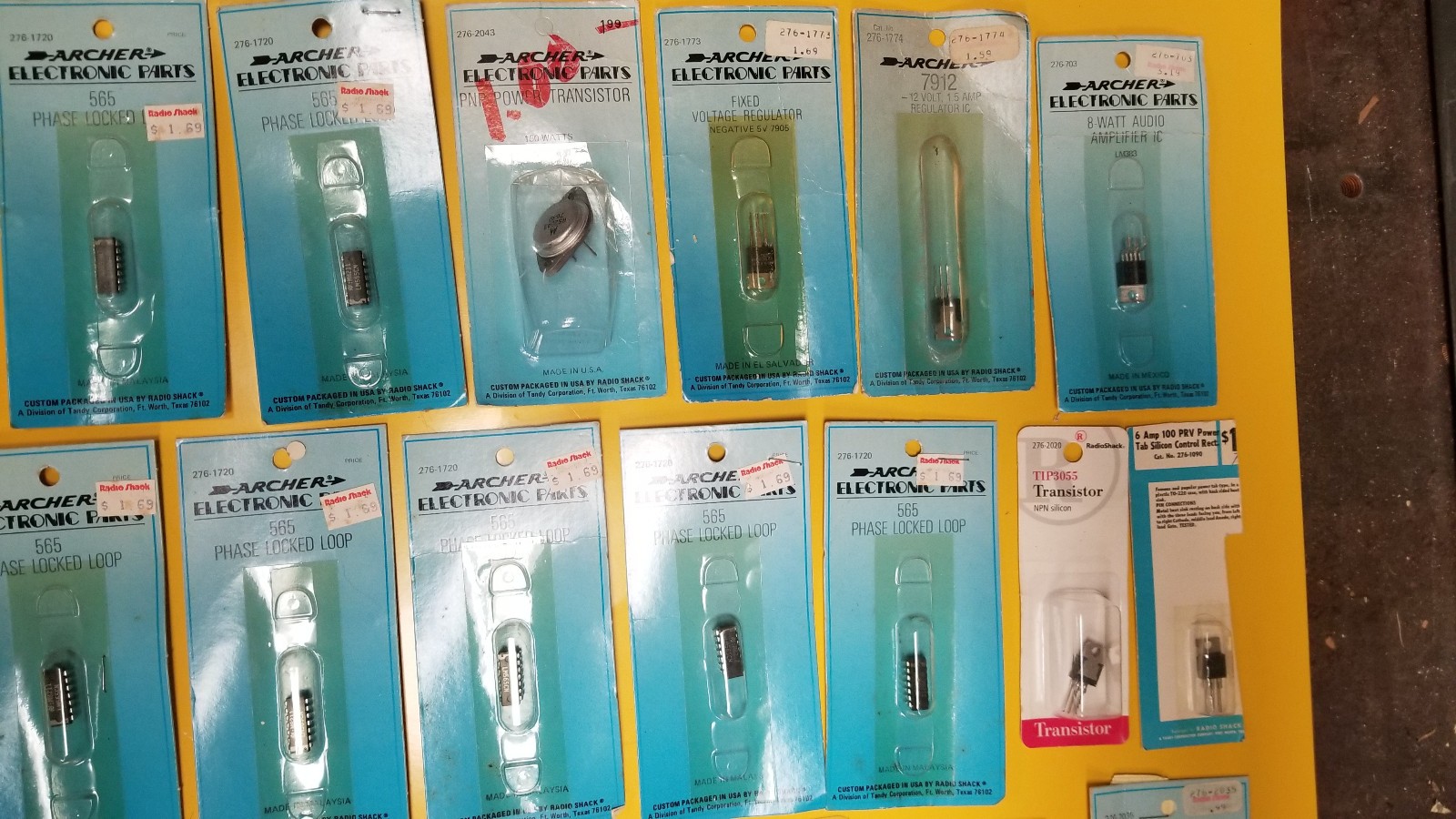 Radio Shack NOS Archer Electronics Vintage Electronic Parts Large Lot