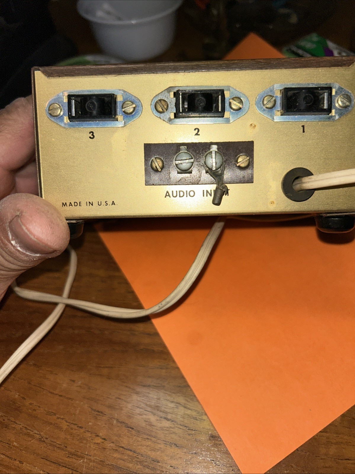 Bowman Leisure 3 Channel Psychedelic Stereo Control Center Model PSA-3L AC