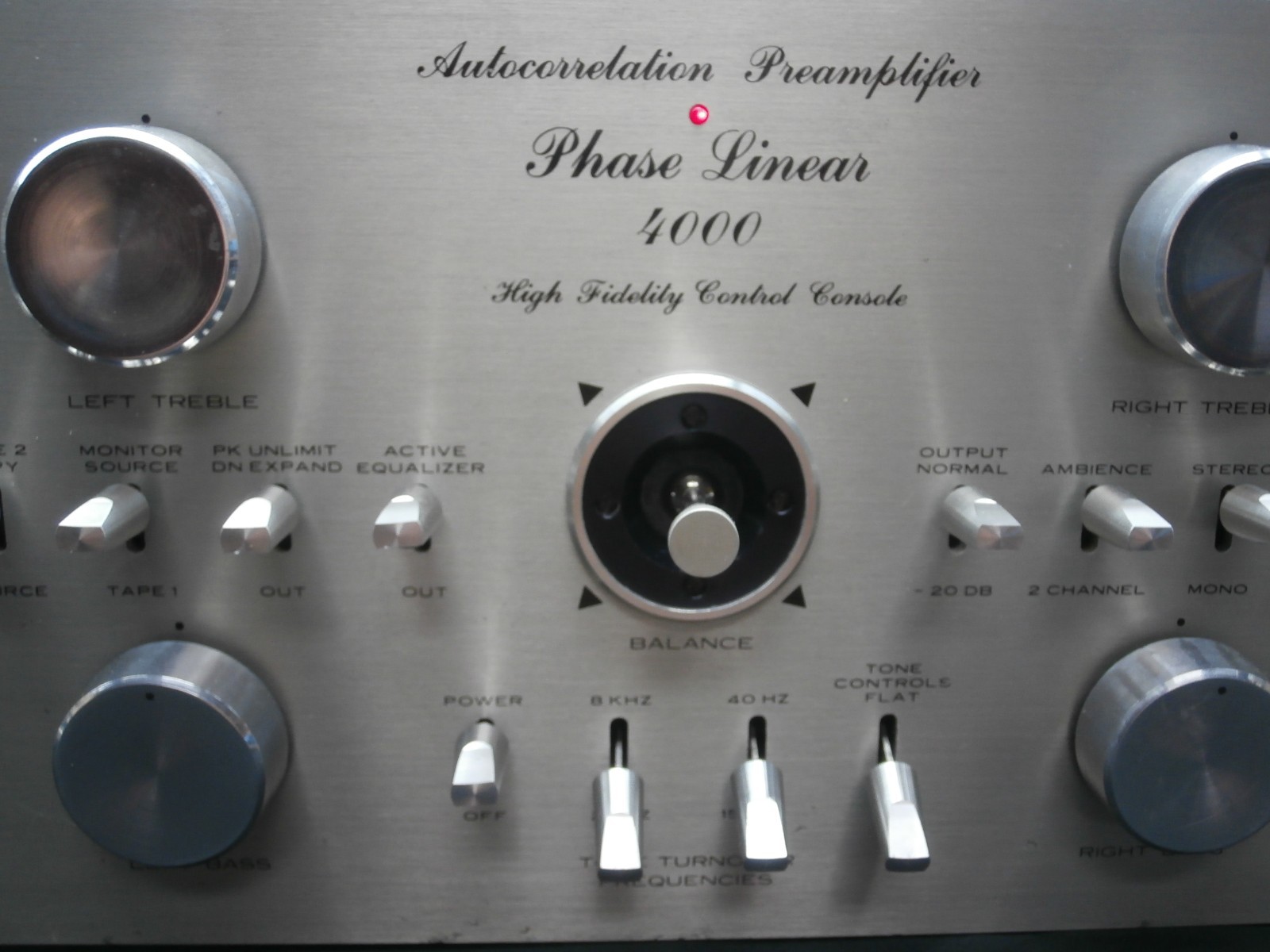 Phase Linear 4000 Preamplifier Near Mint Fully Restored Newest Version