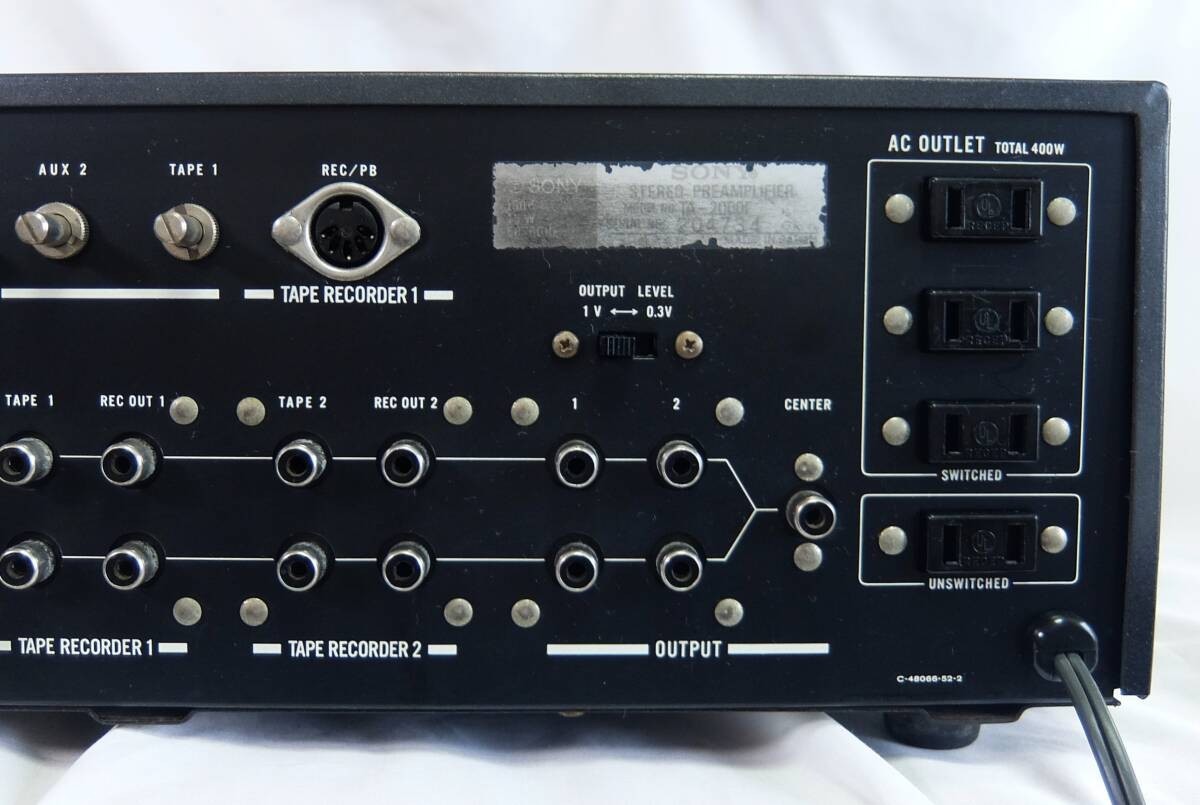 Sony TA-2000F Stereo Preamplifier Audio Working Confirmed