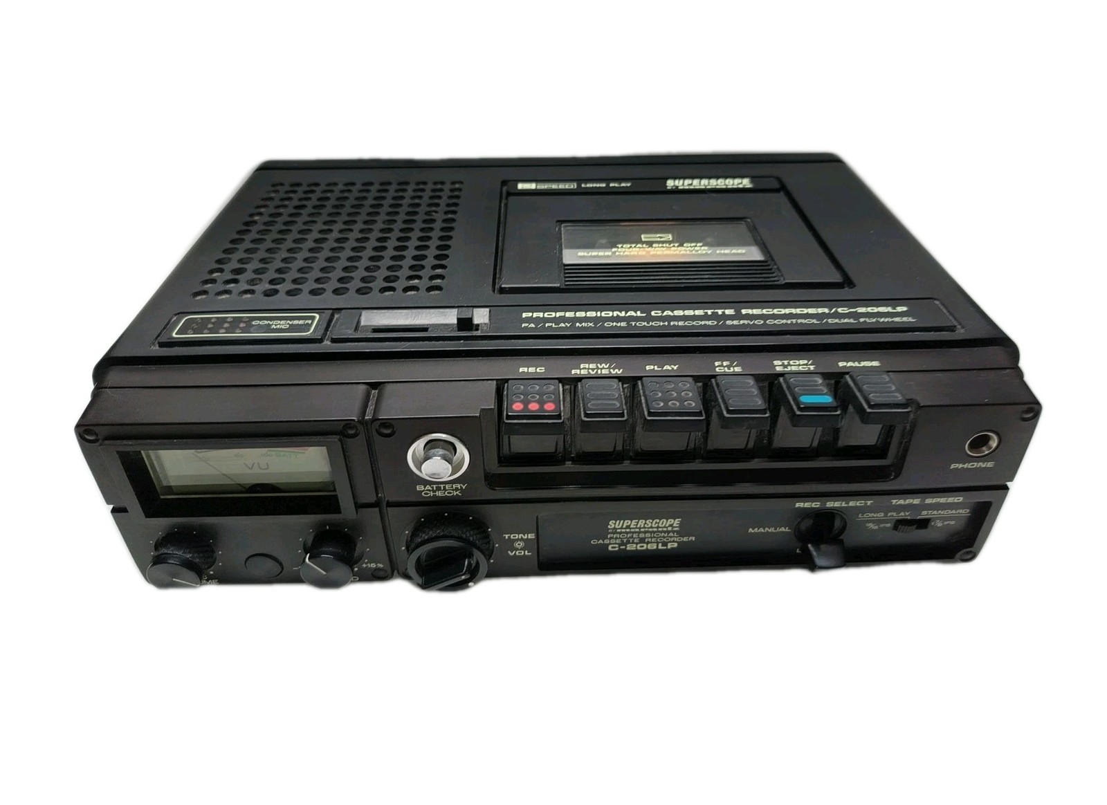 Marantz Superscope Professional Cassette Recorder C-206LP – 2 Speed For Parts